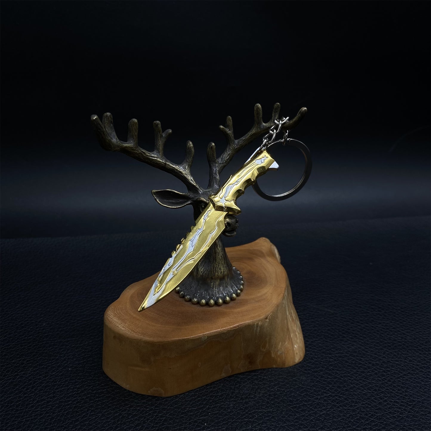 Metal Mini Smite Knife Keychain