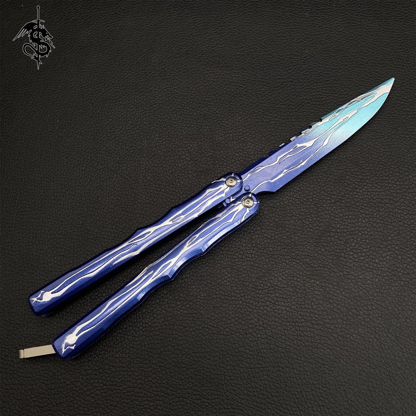 Metal Smite Knife Blunt Blade Balisong Trainer