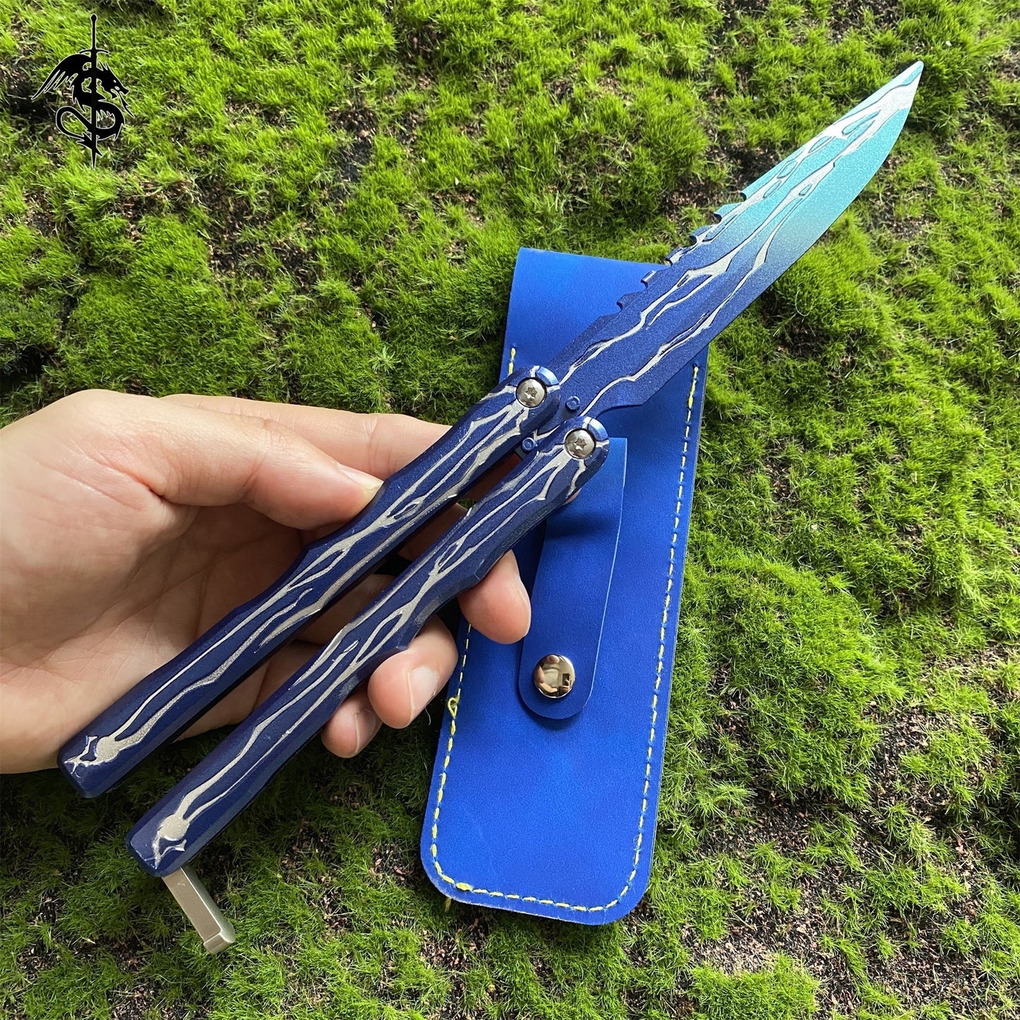 Metal Smite Knife Blunt Blade Balisong Trainer