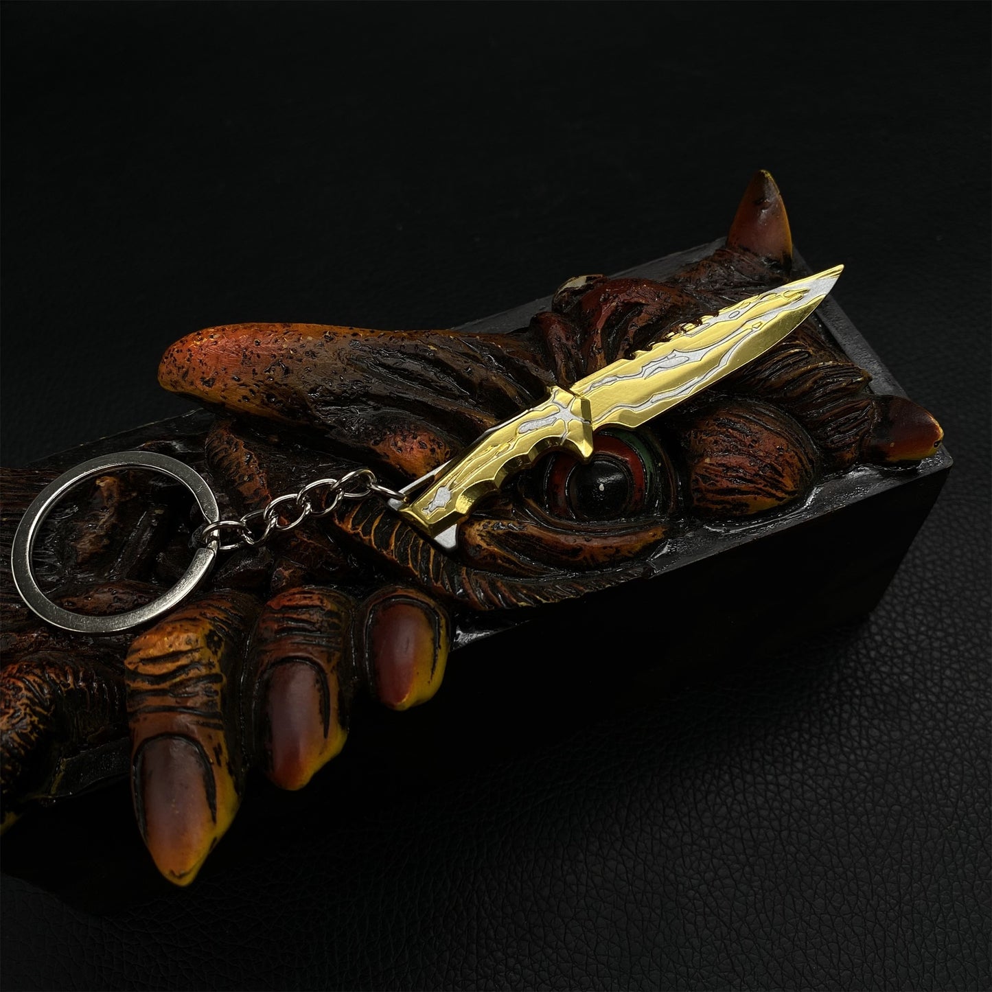 Metal Mini Smite Knife Keychain