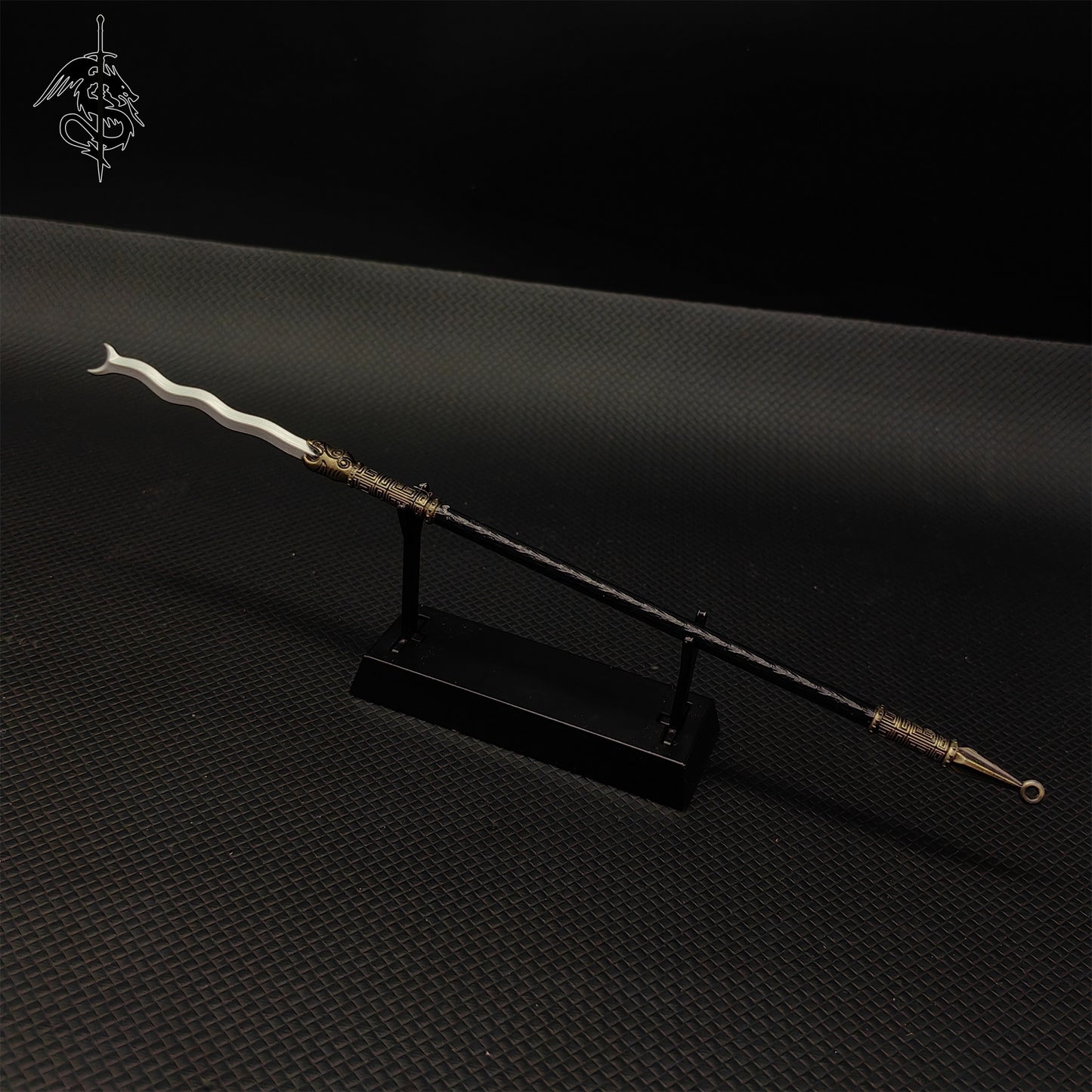 Alloy 8.7"Ancient Chinese Long Spear Replica Room Display 10 In 1 Pack
