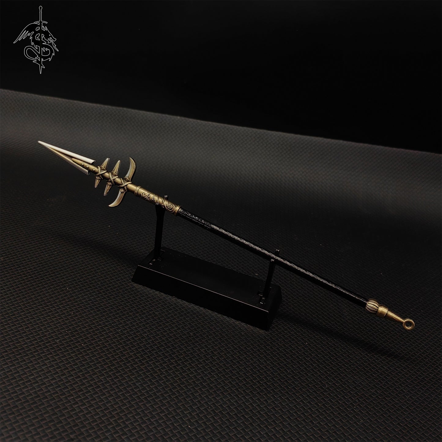 Alloy 8.7"Ancient Chinese Long Spear Replica Room Display 10 In 1 Pack