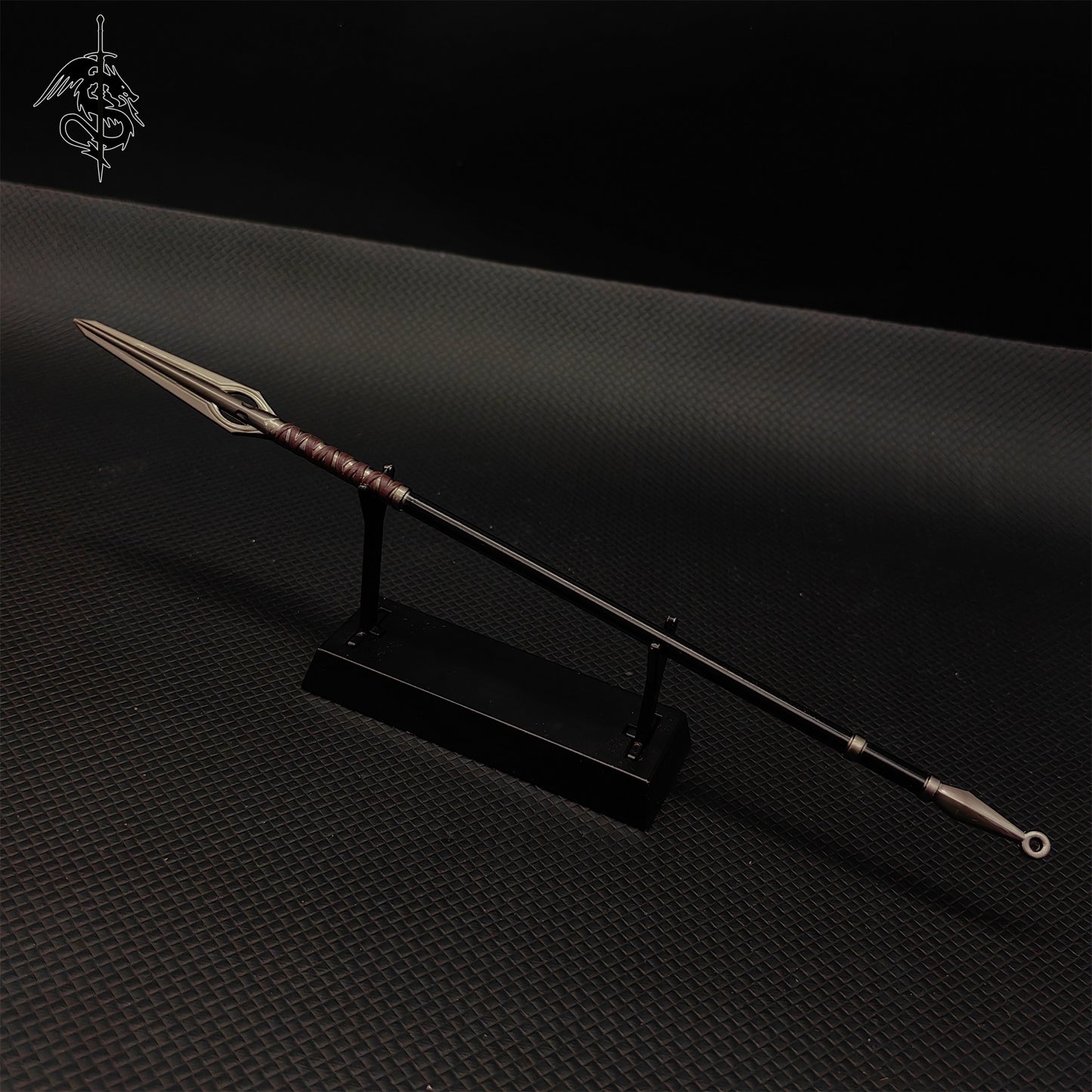 Alloy 8.7"Ancient Chinese Long Spear Replica Room Display 10 In 1 Pack