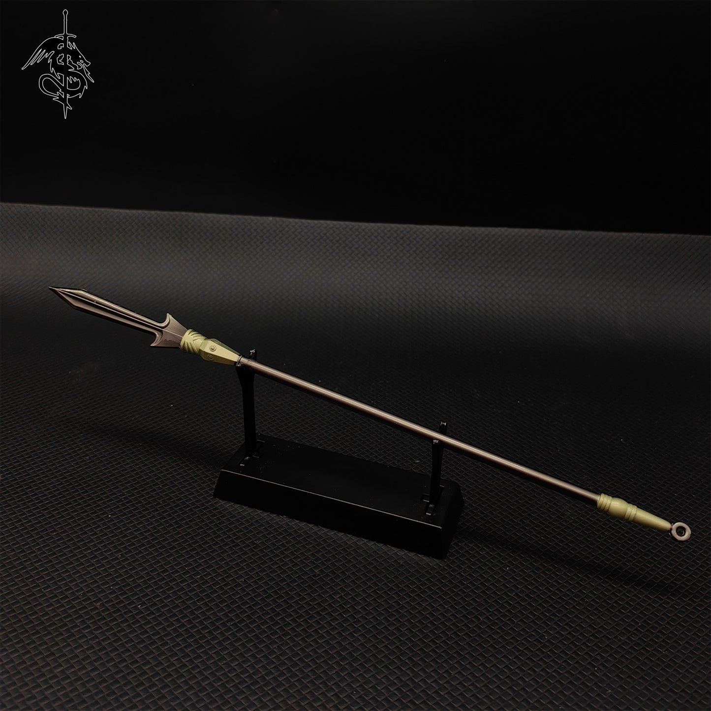 Alloy 8.7"Ancient Chinese Long Spear Replica Room Display 10 In 1 Pack