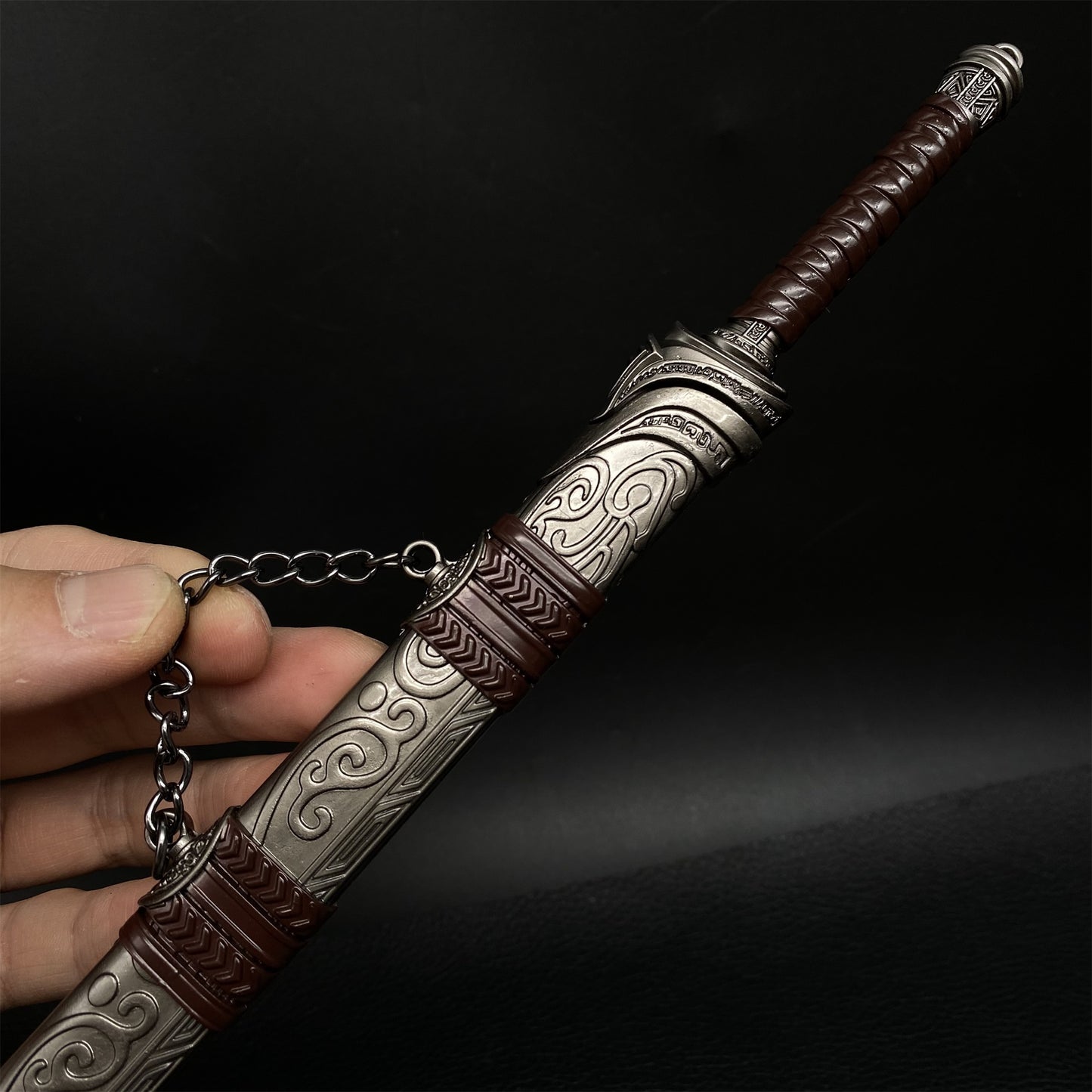Anime peripheral metal Taiping blades Mini Replica Display Collection