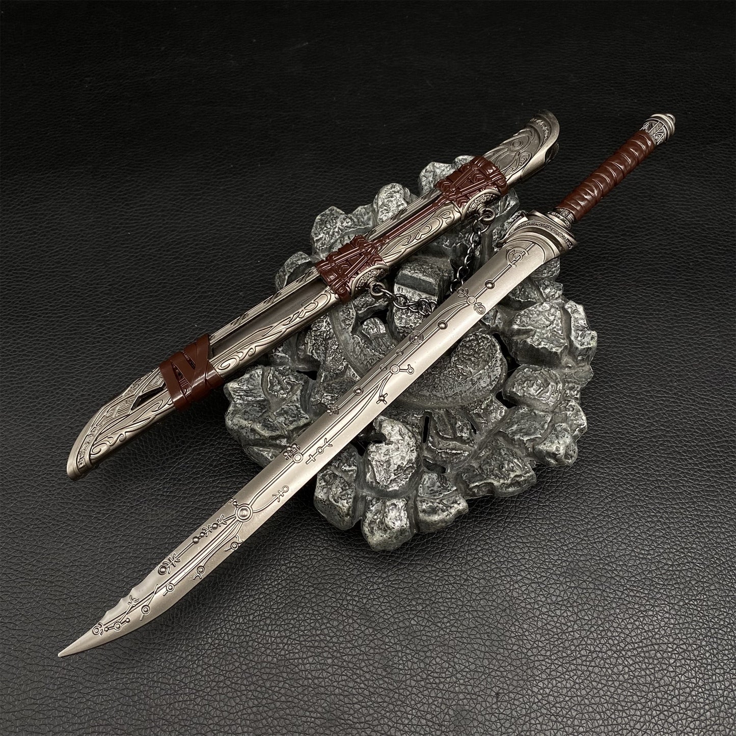 Anime peripheral metal Taiping blades Mini Replica Display Collection