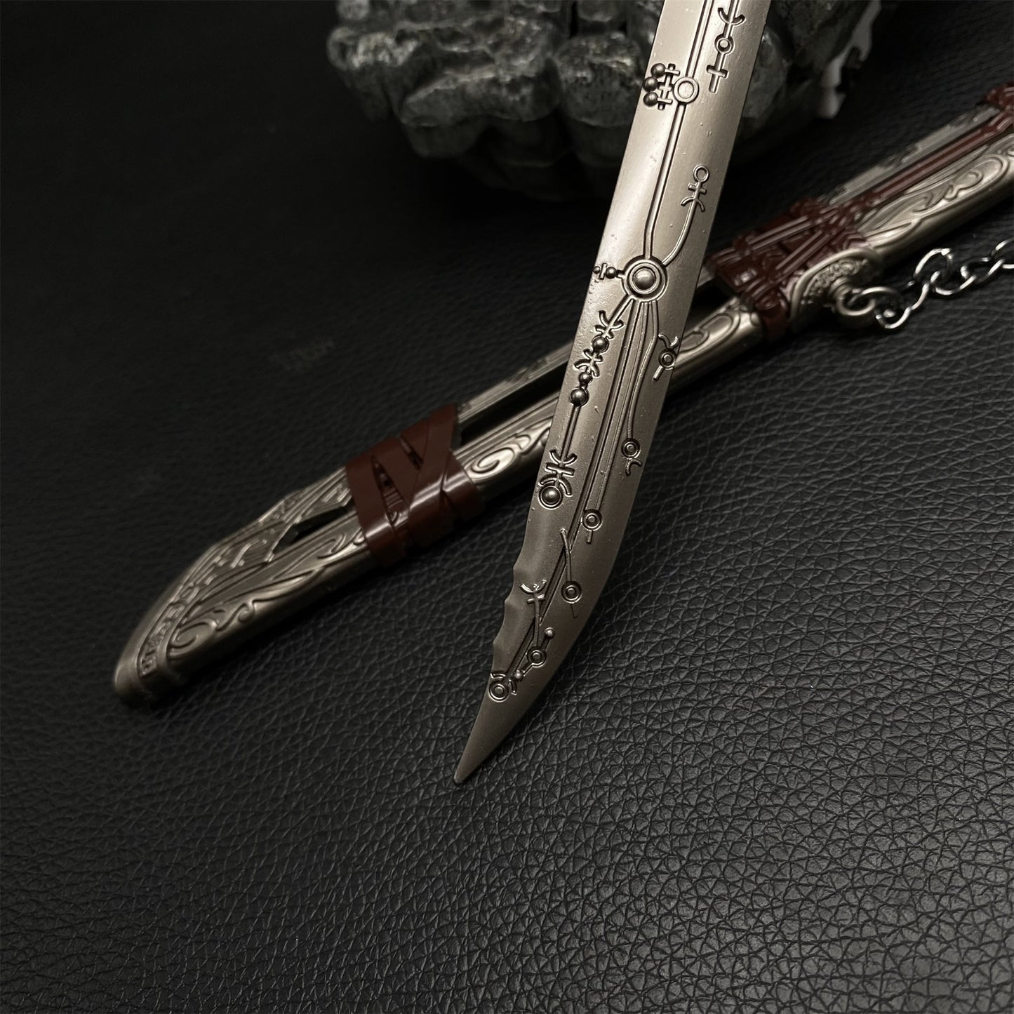 Anime peripheral metal Taiping blades Mini Replica Display Collection