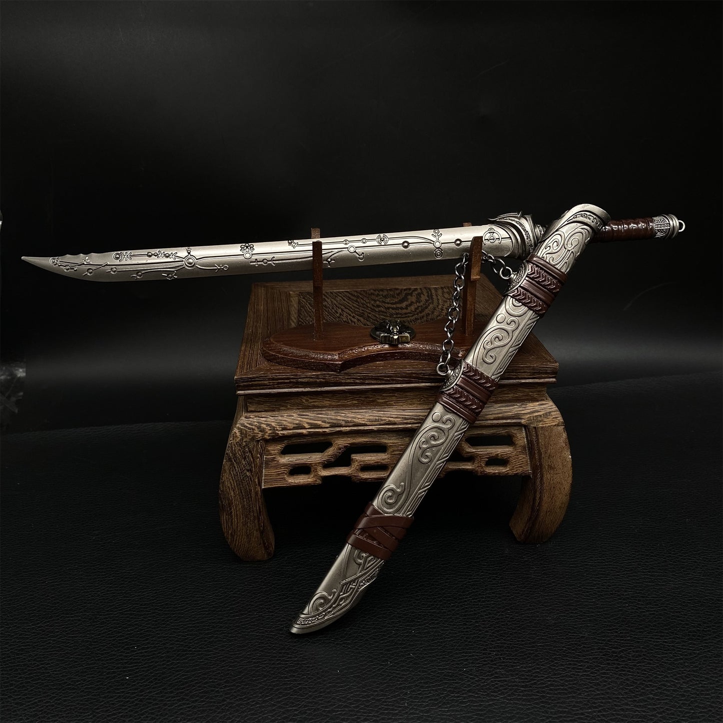 Anime peripheral metal Taiping blades Mini Replica Display Collection