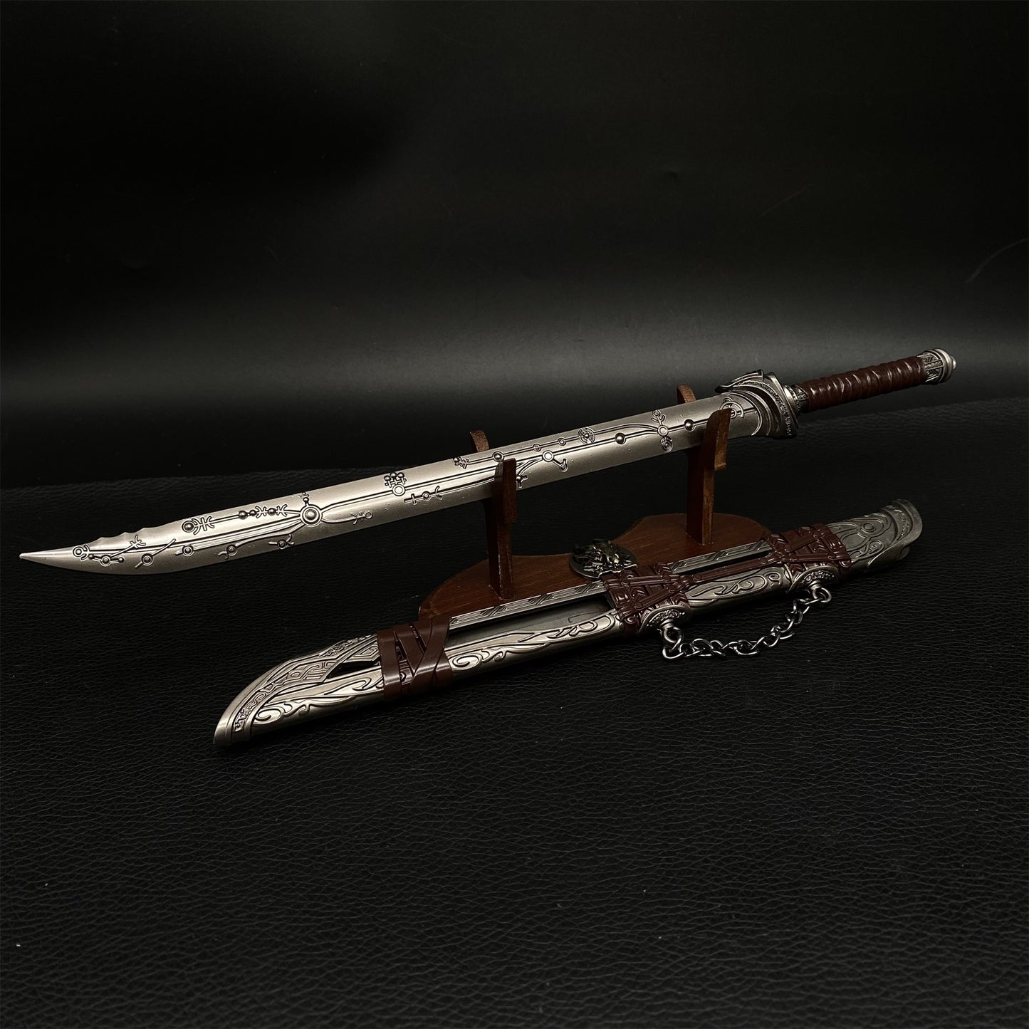 Anime peripheral metal Taiping blades Mini Replica Display Collection