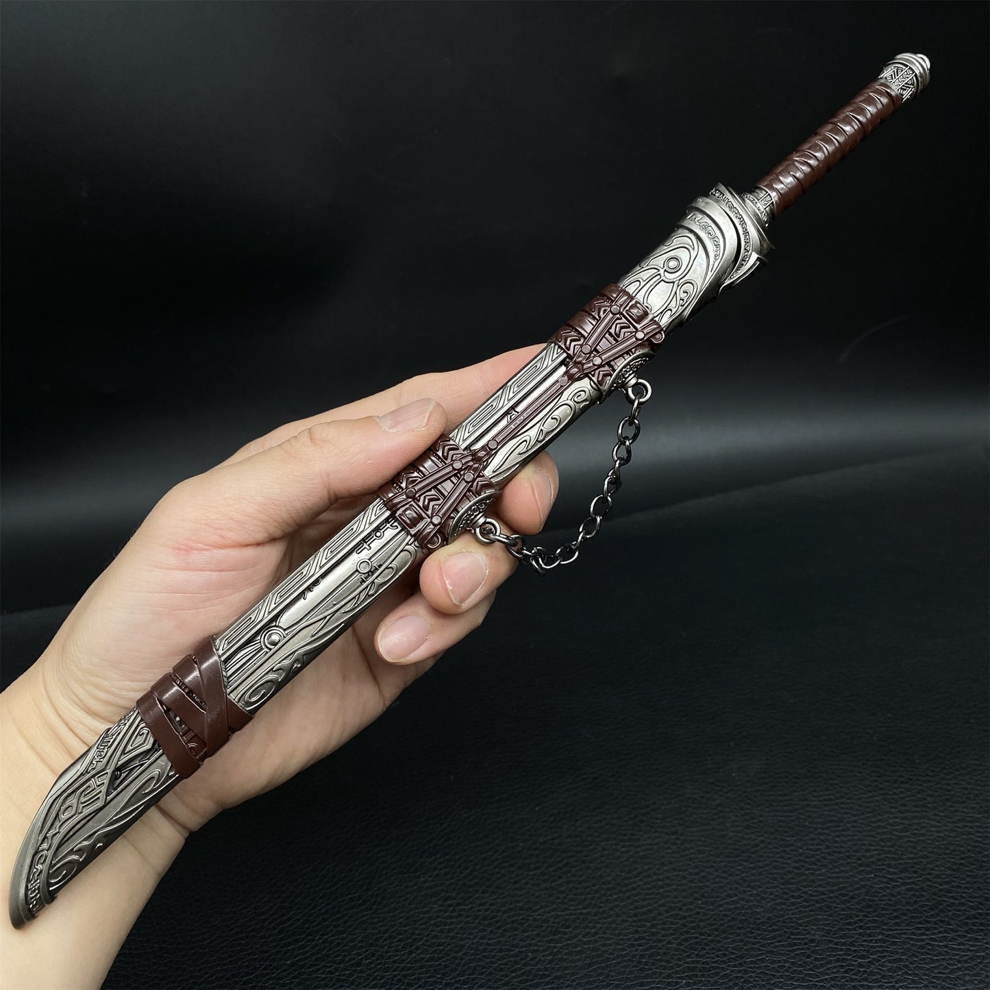 Anime peripheral metal Taiping blades Mini Replica Display Collection