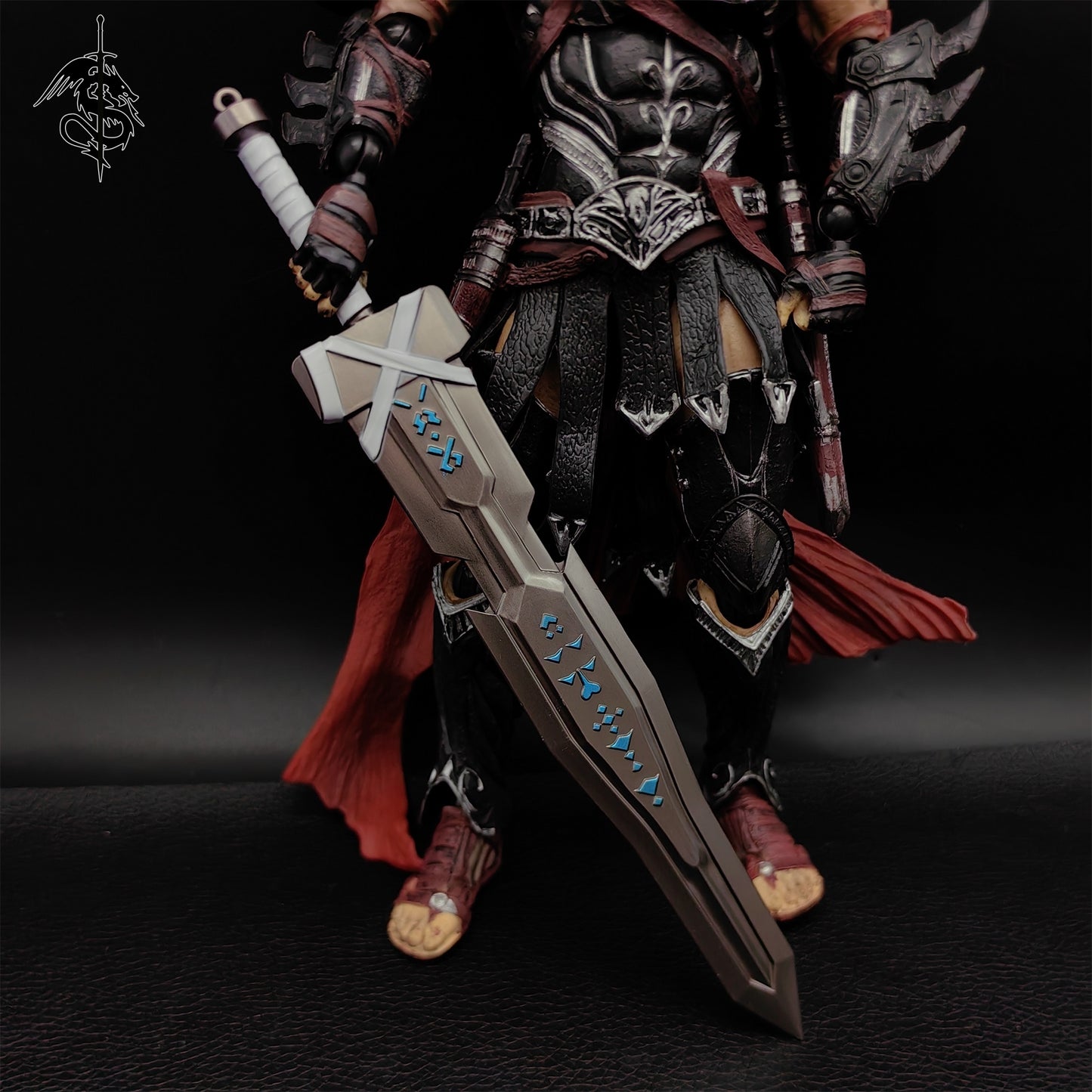 DNF Game Metal Terra Stone Sword Mini Replica