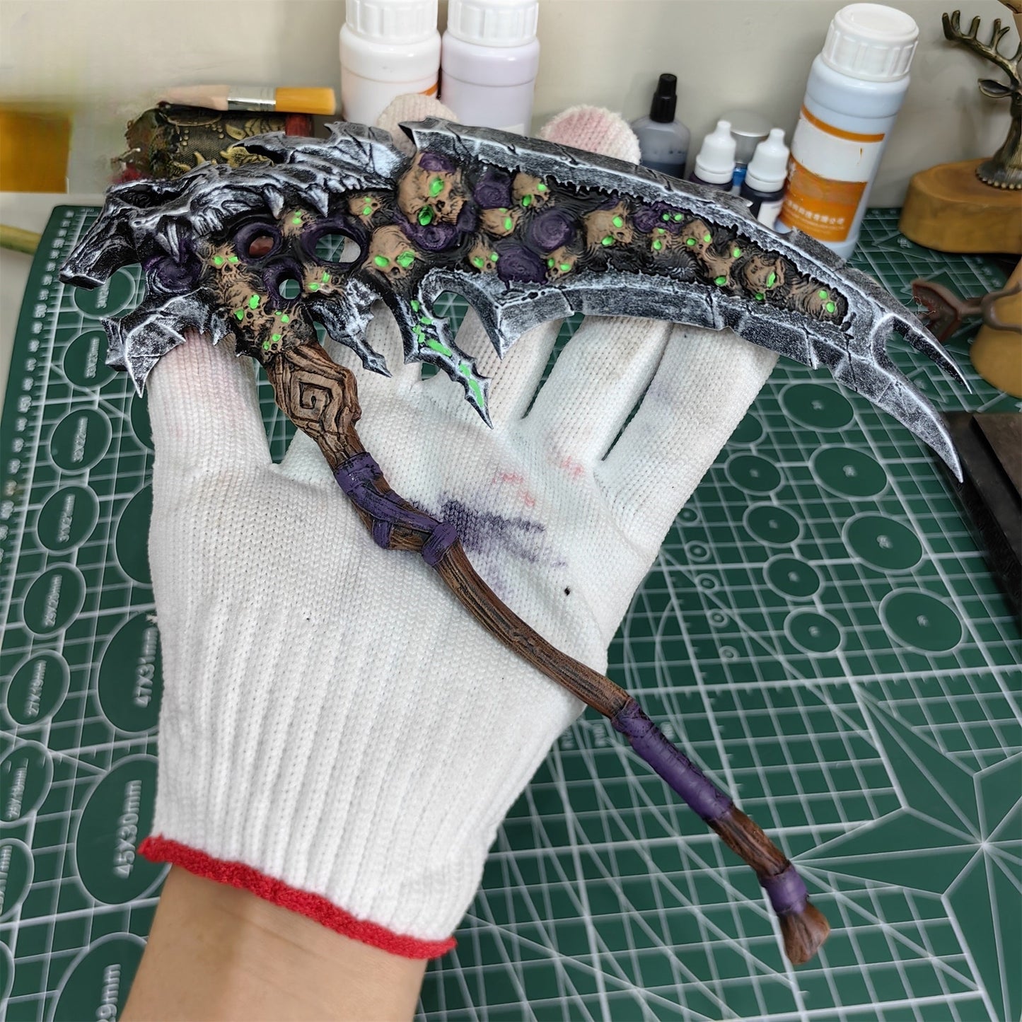 The Harvester Death's Scythe 3D Printed Resin Miniature