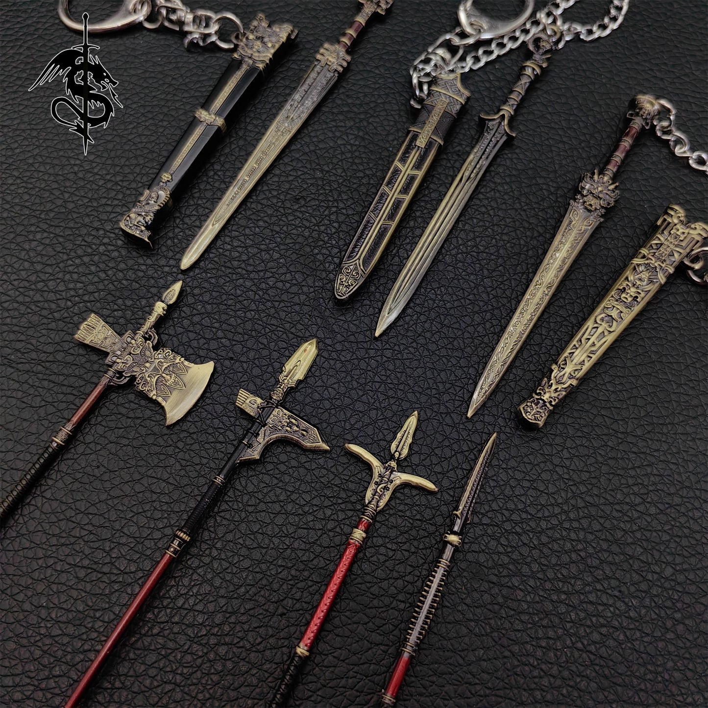 The Investiture of The Gods Mini Swords keychain