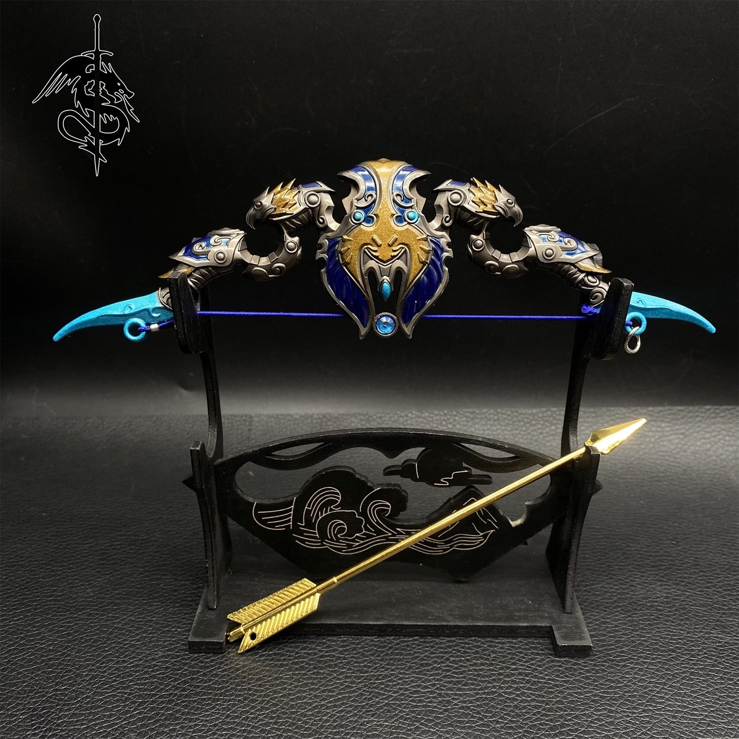 Game WOW Thori'dal Weapon The Stars' Fury Bow Arrow Metal Weapon