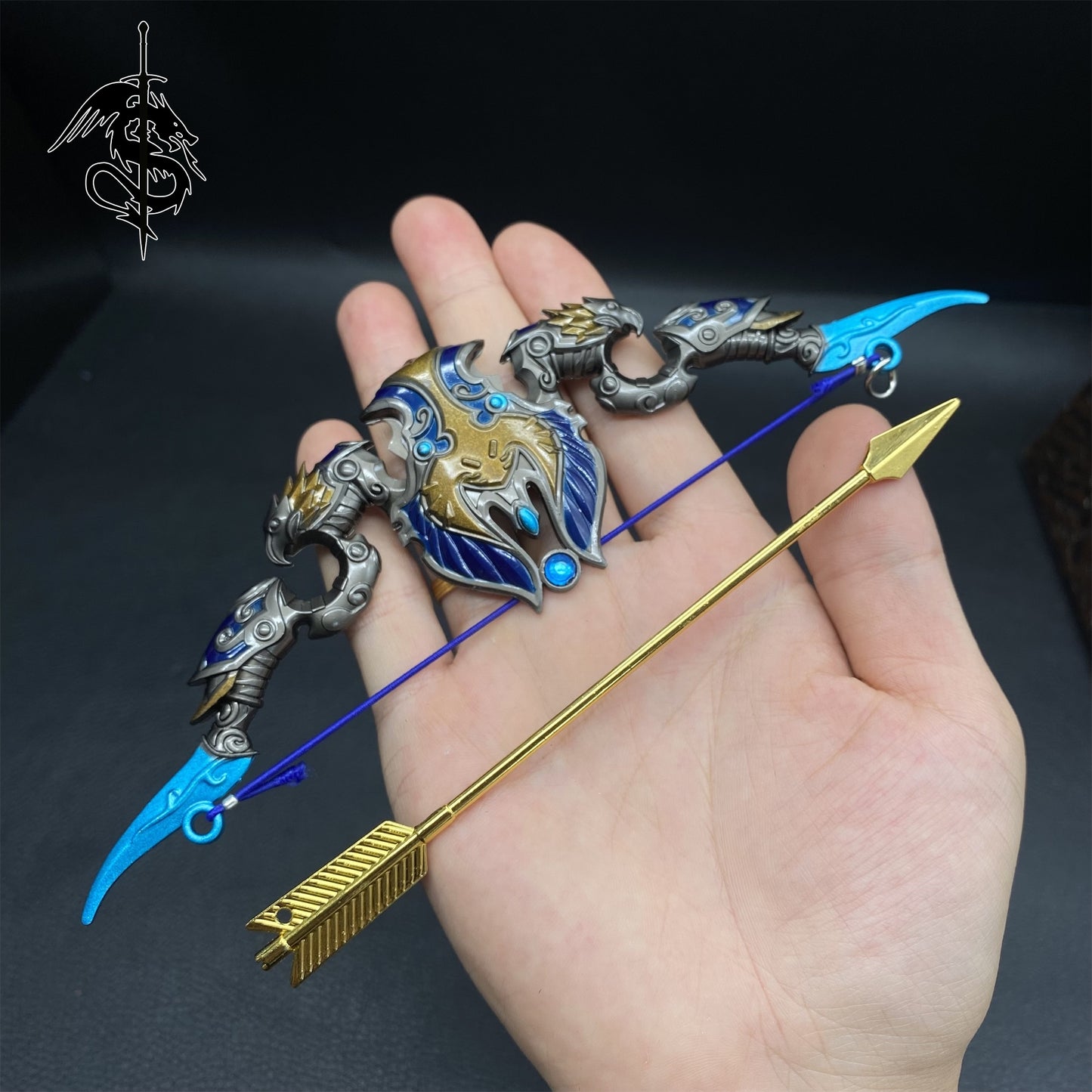 Game WOW Thori'dal Weapon The Stars' Fury Bow Arrow Metal Weapon