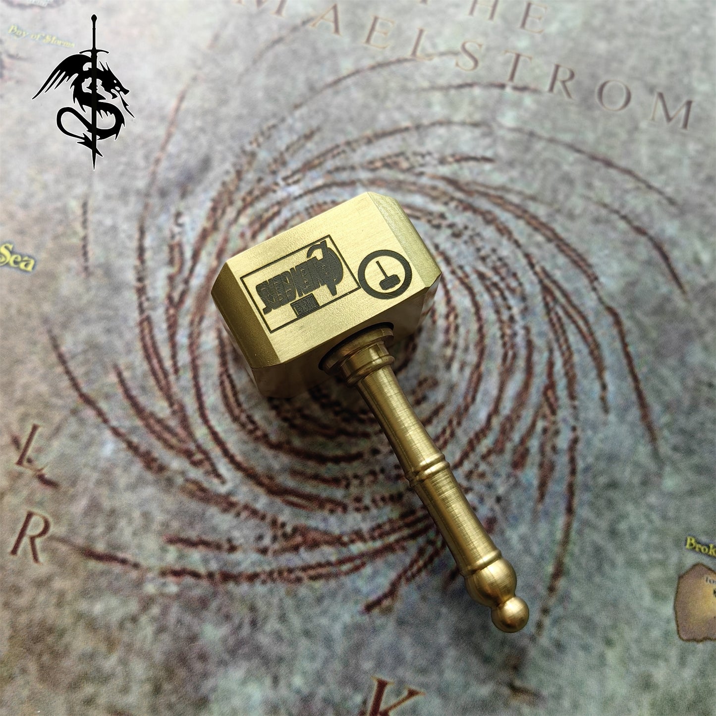 Thor Hammer Mjolnir Brass Replica Fidget Spinner
