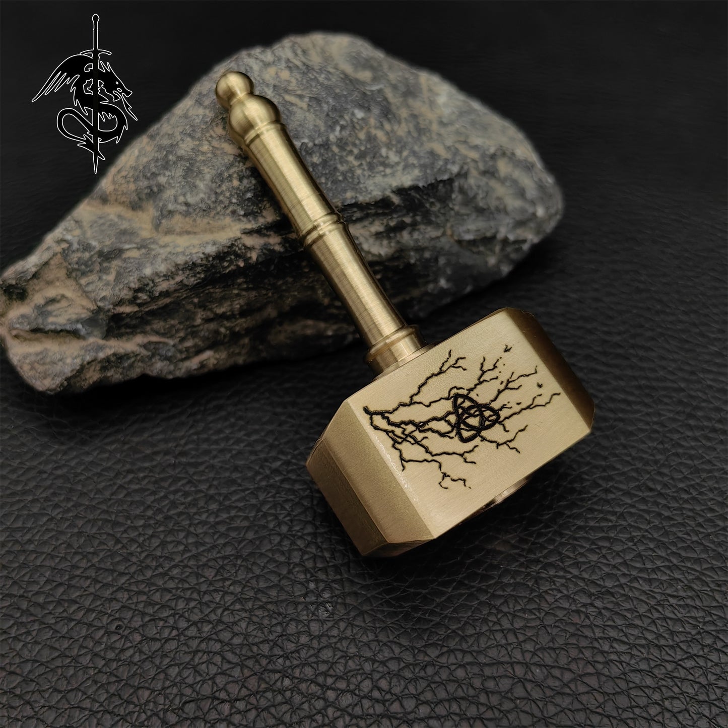 Thor Hammer Mjolnir Brass Replica Fidget Spinner