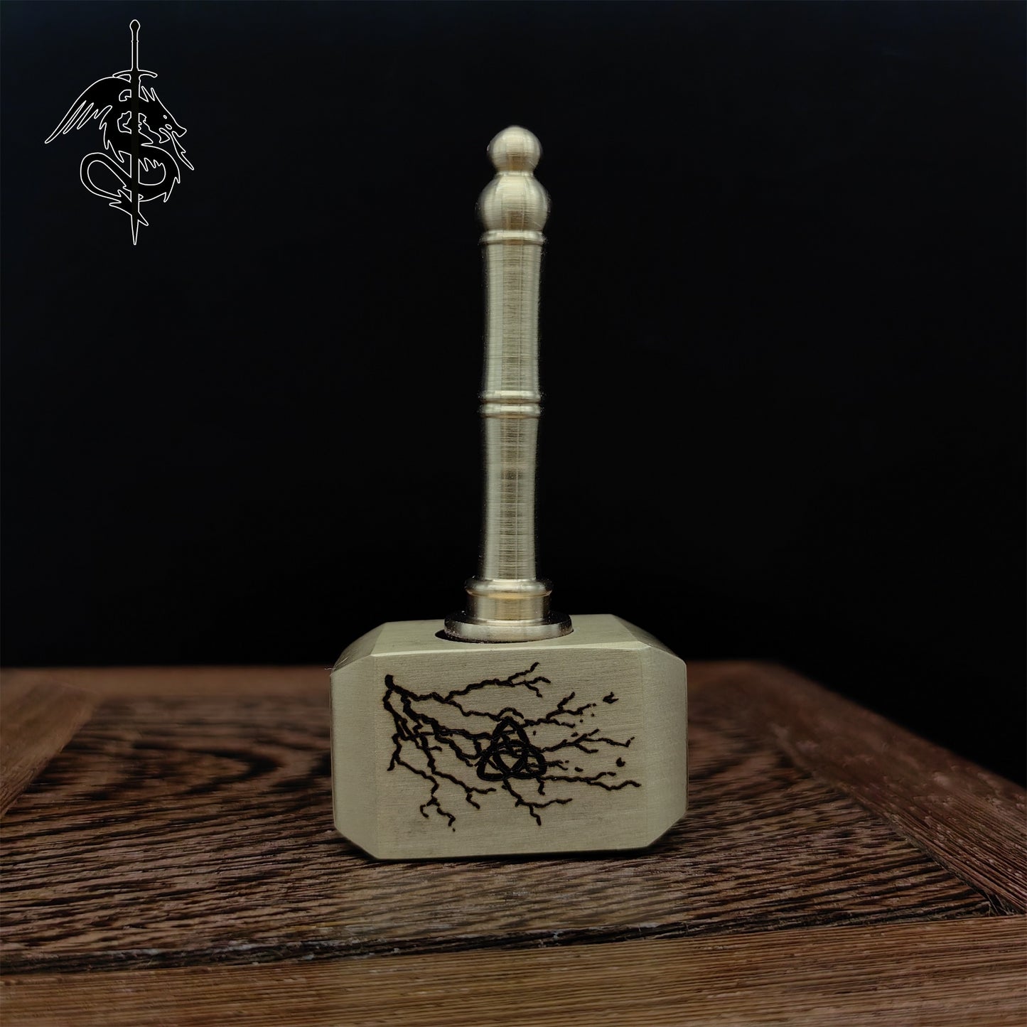 Thor Hammer Mjolnir Brass Replica Fidget Spinner