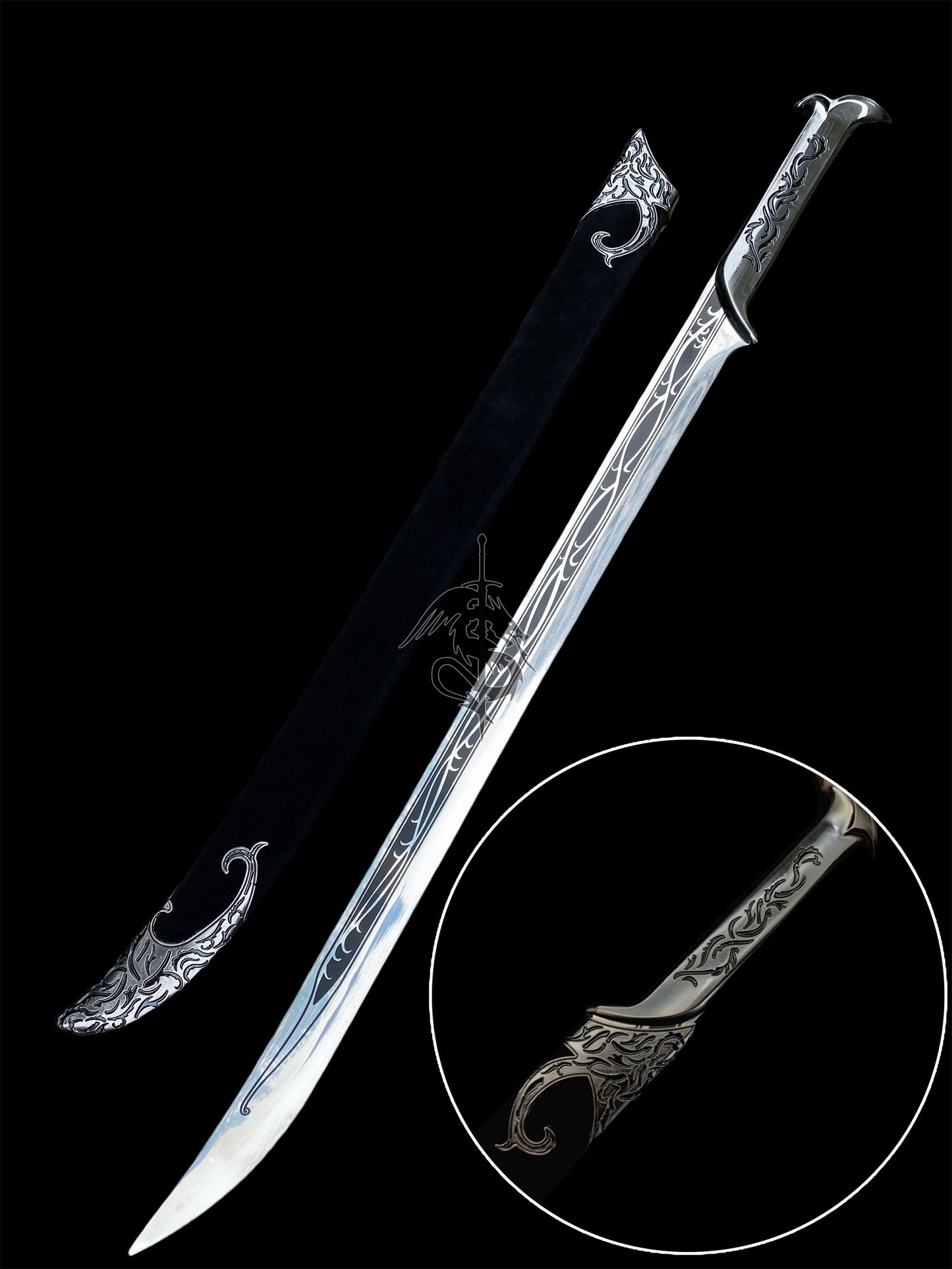 Thranduil's Elf King Sword Life-size Metal Replica