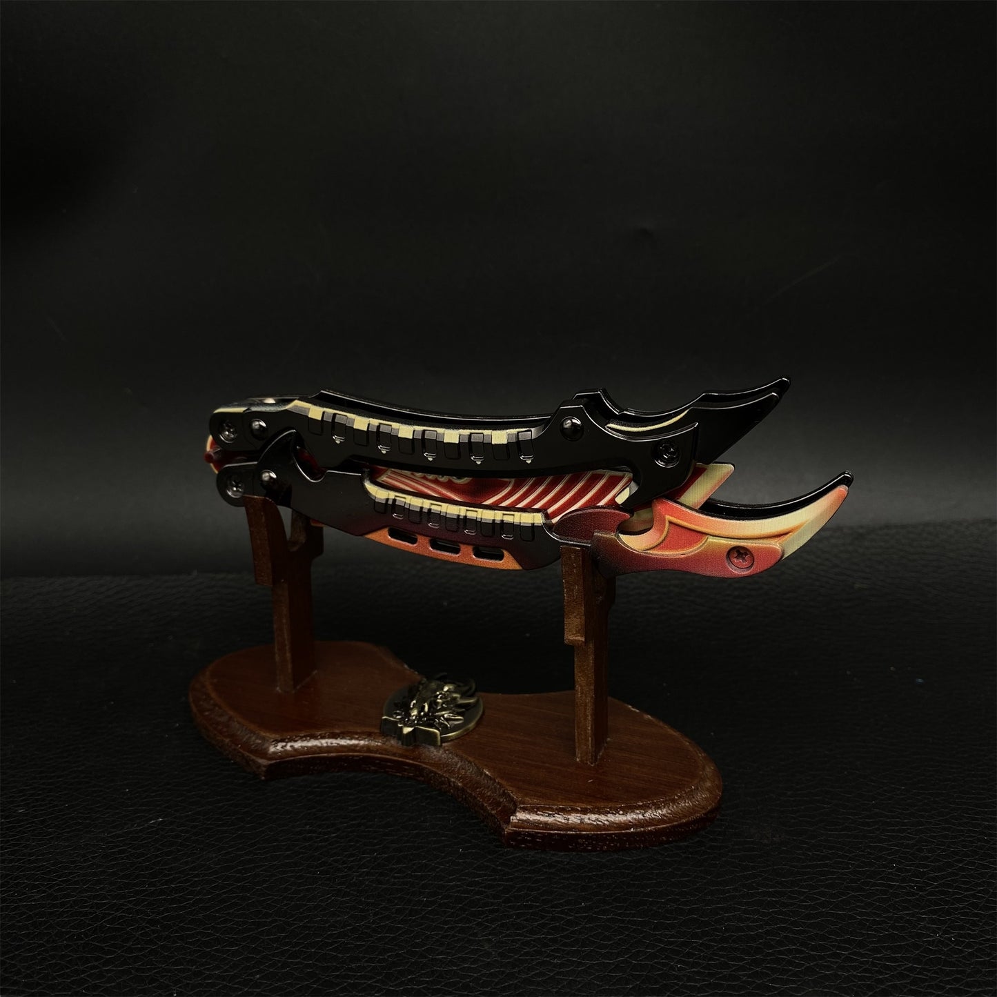 Metal Thunder Flame Butterfly Knife Replica