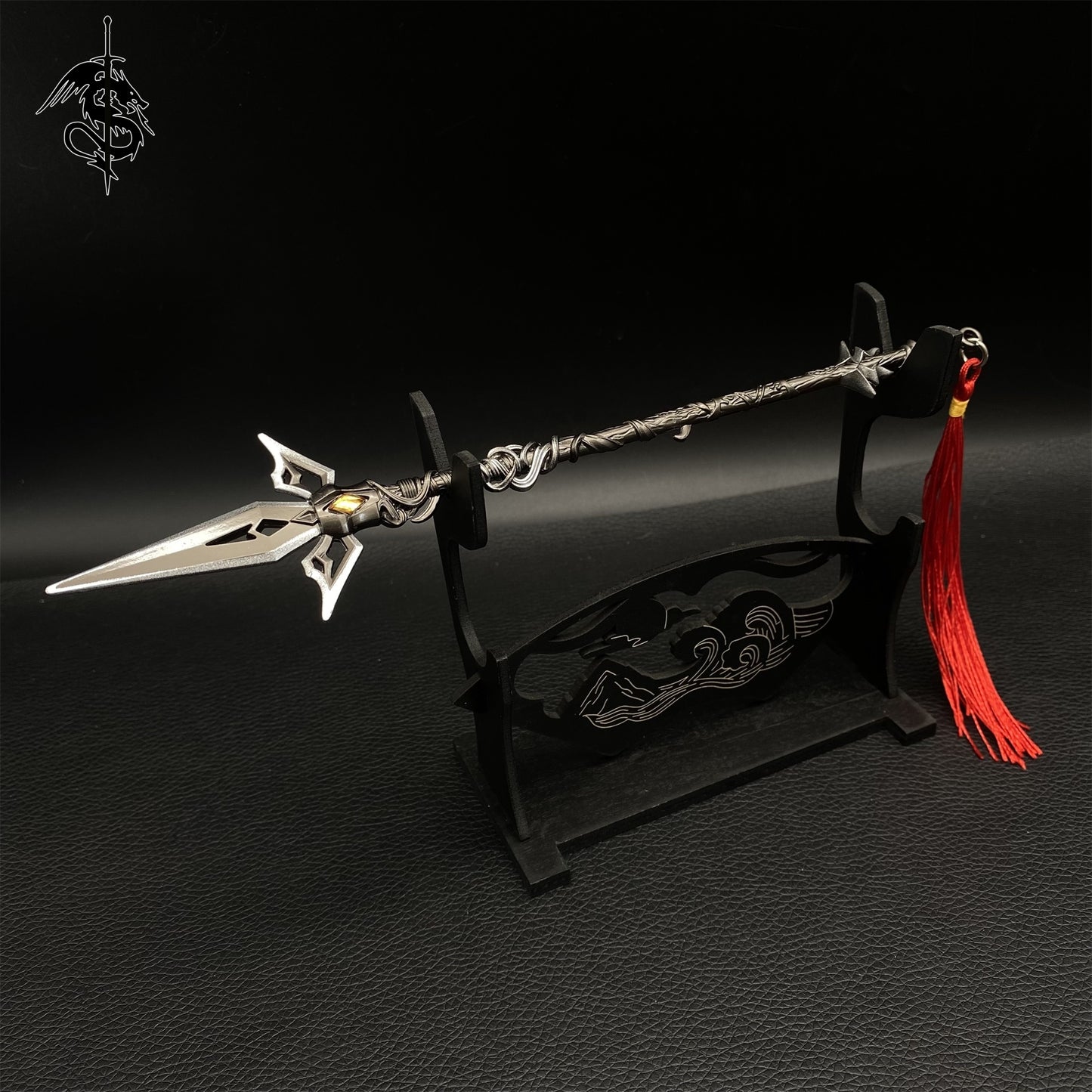 Perfect World Anime Game Peripheral Weapon Thunder War Spear Replica