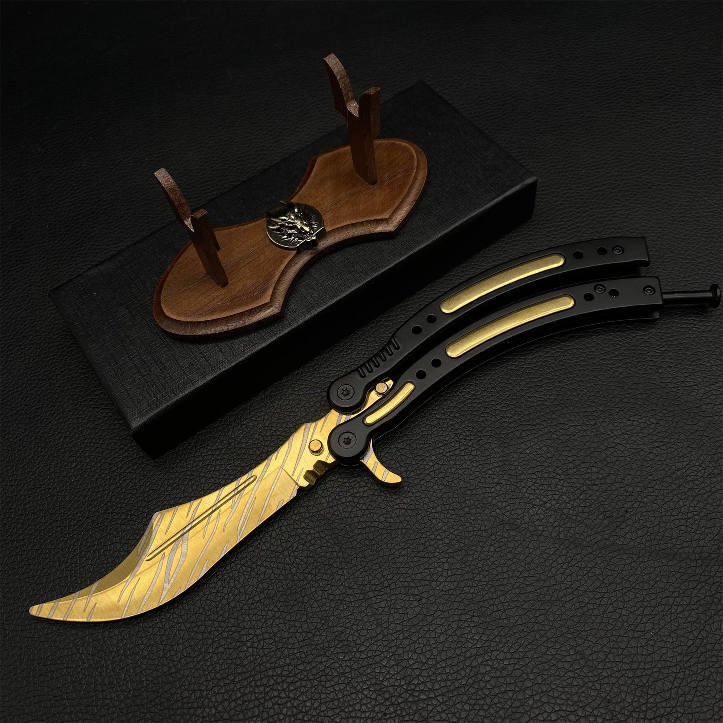 CS Tiger Tooth Balisong Butterfly Knife