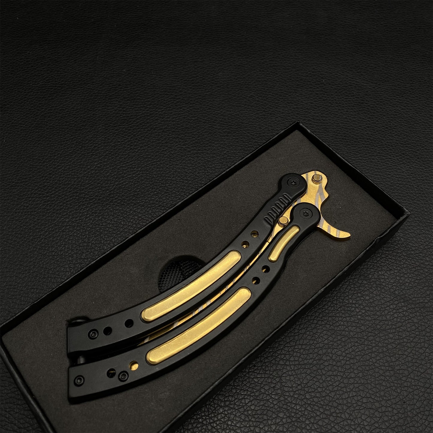 CS Tiger Tooth Balisong Butterfly Knife