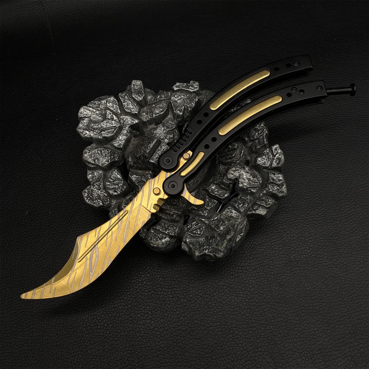 CS Tiger Tooth Balisong Butterfly Knife