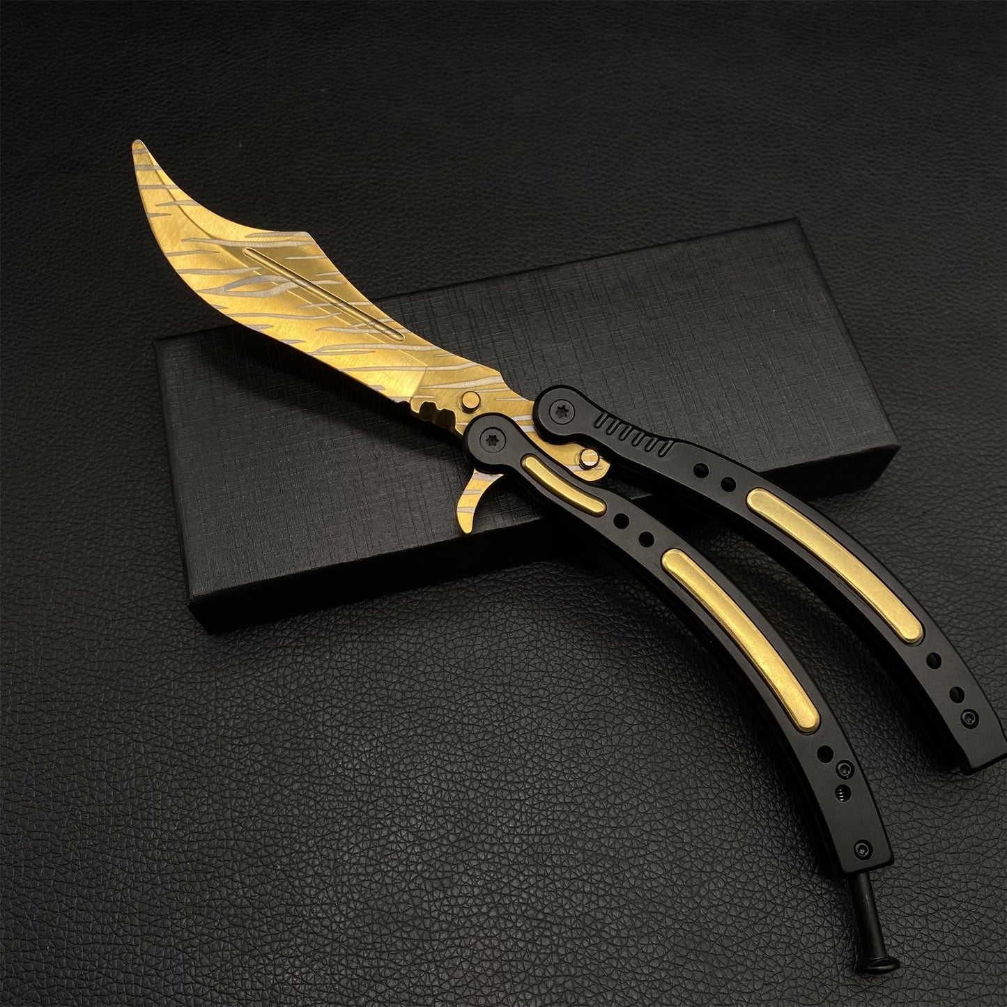CS Tiger Tooth Balisong Butterfly Knife