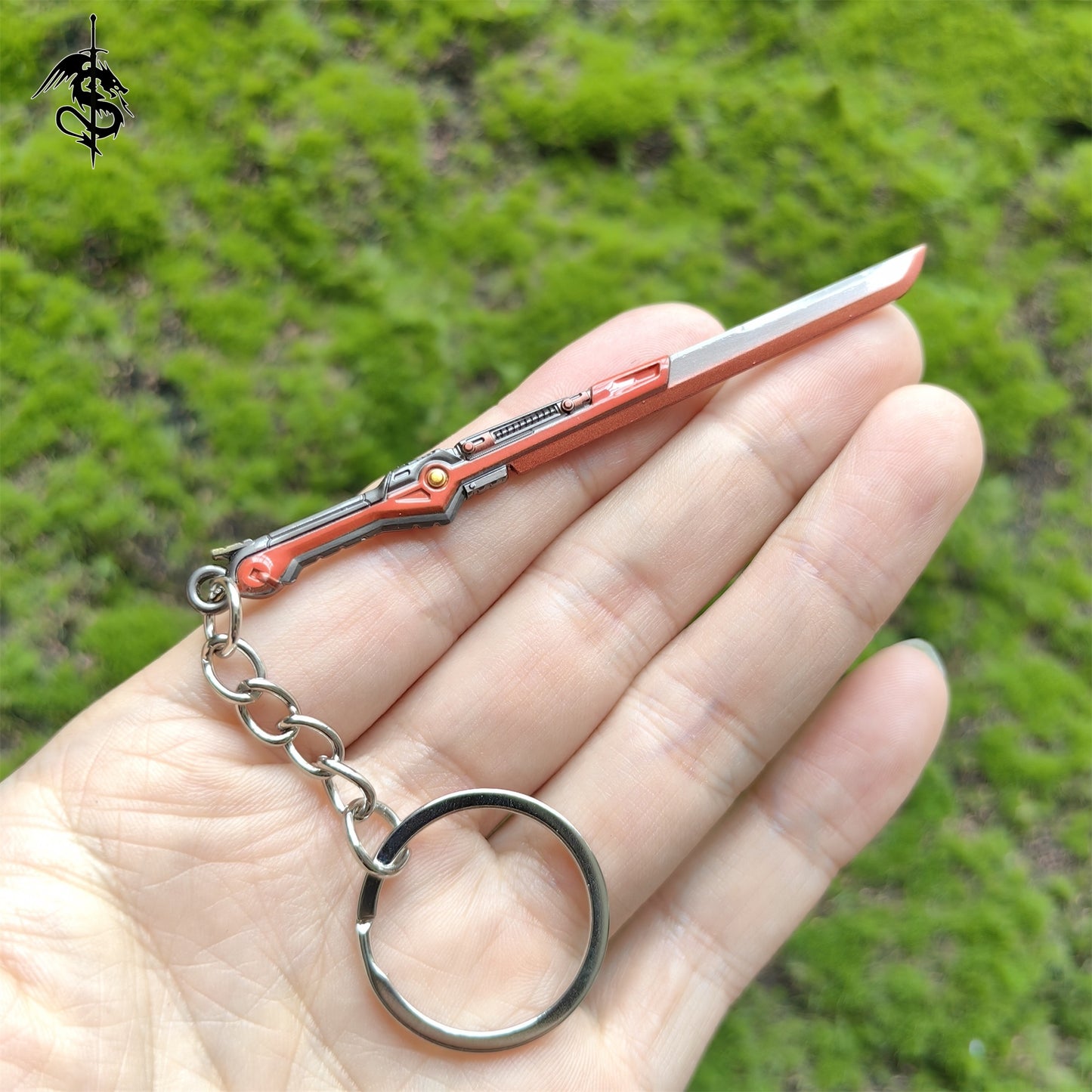 Mini Overdrive Blade Metal keychain
