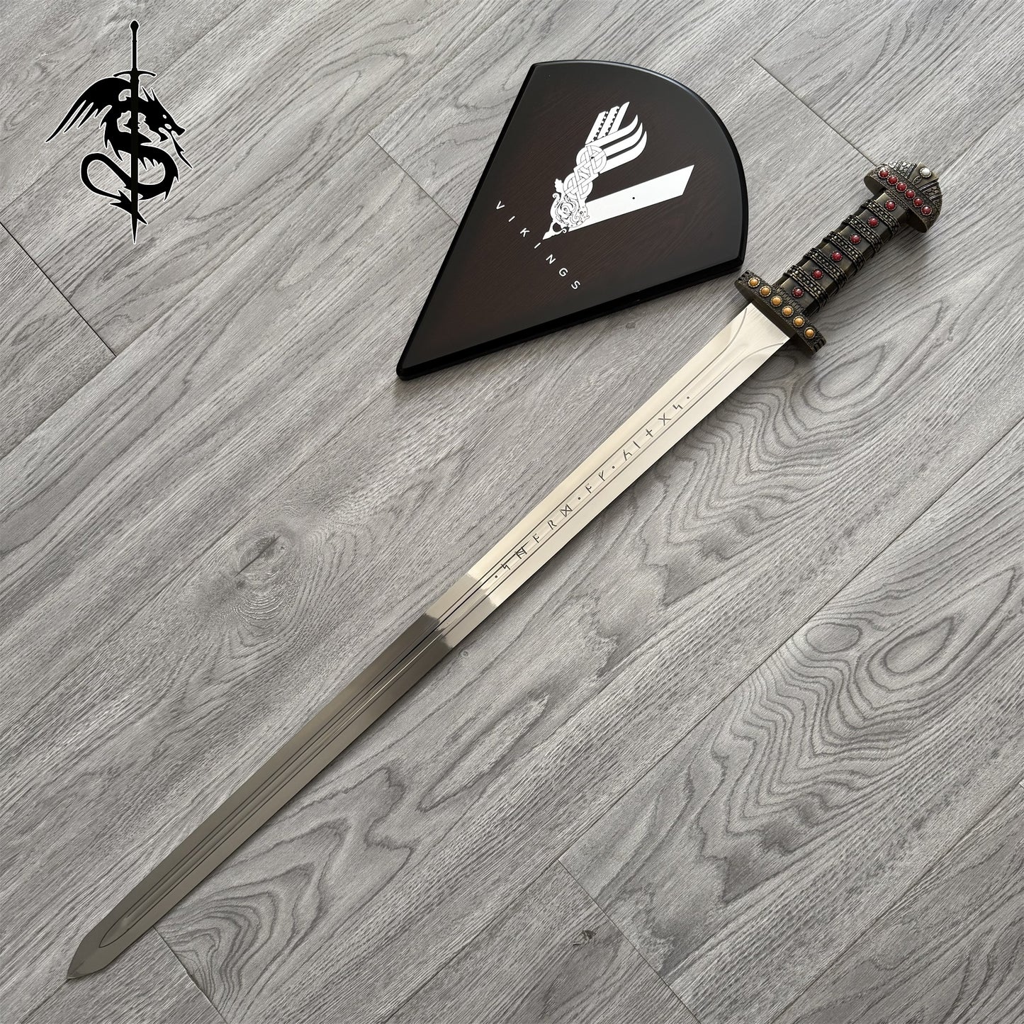 Viking Sword of Ragnar Lothbrok Life-Size Steel Replica