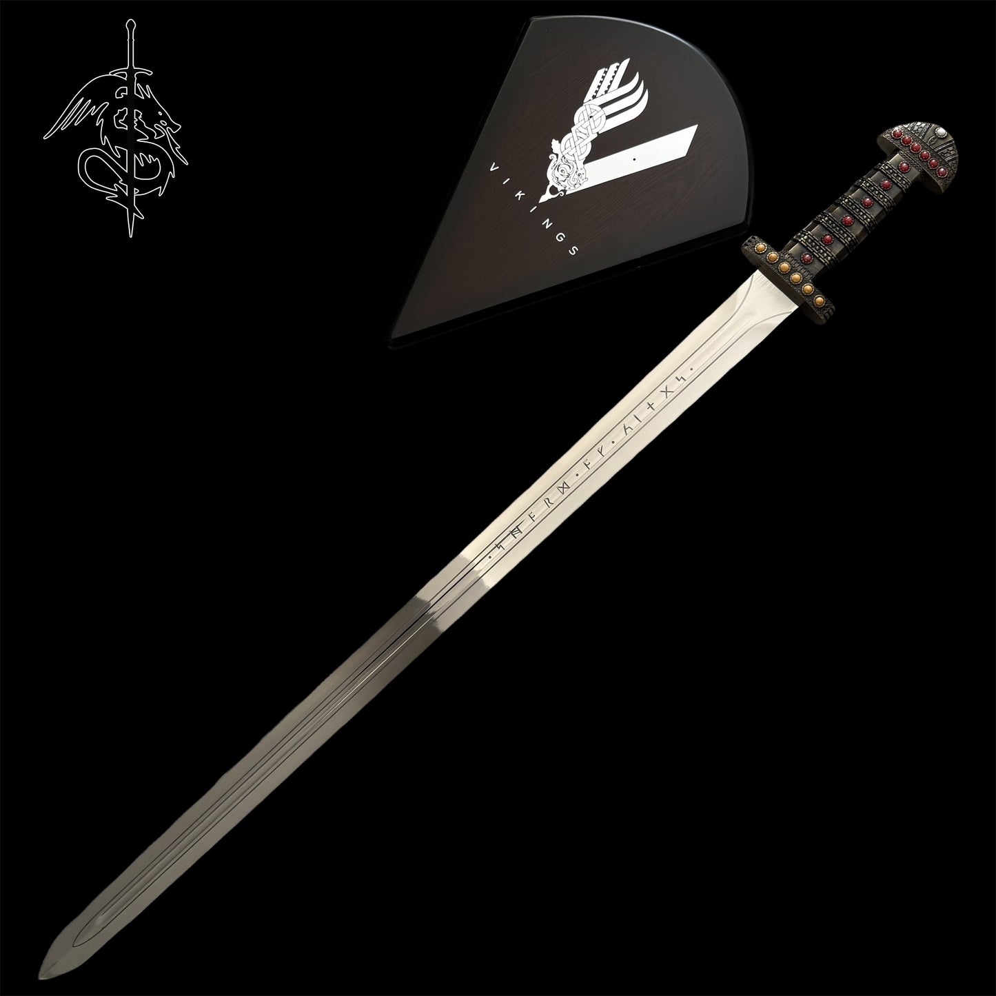 Viking Sword of Ragnar Lothbrok Life-Size Steel Replica
