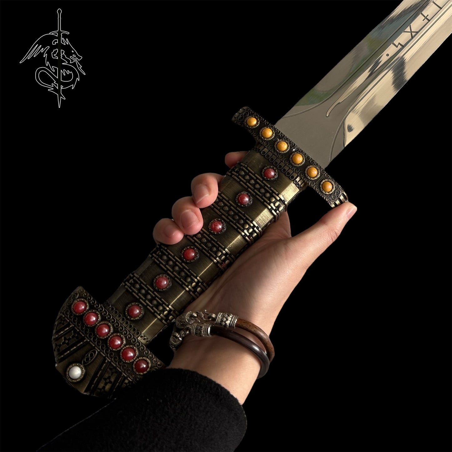 Viking Sword of Ragnar Lothbrok Life-Size Steel Replica