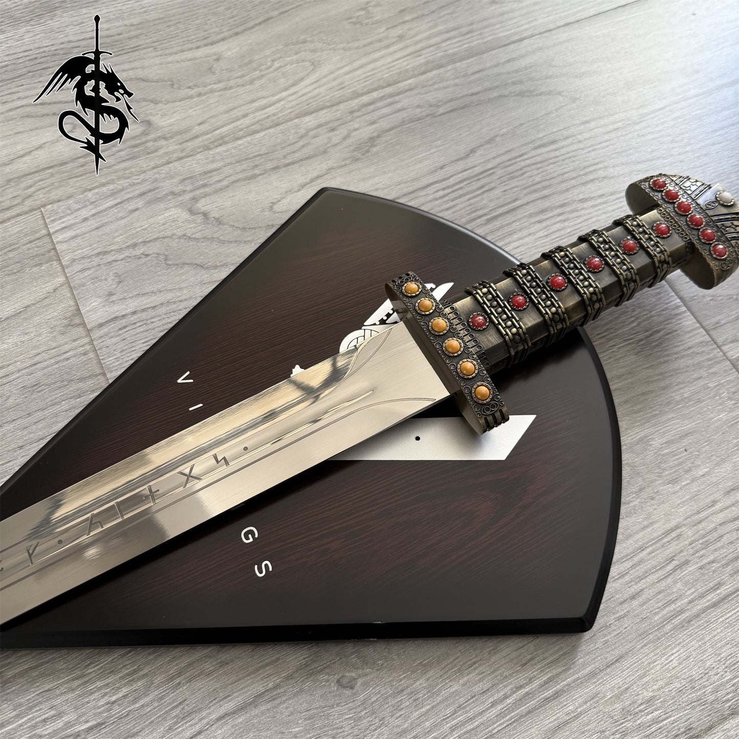 Viking Sword of Ragnar Lothbrok Life-Size Steel Replica