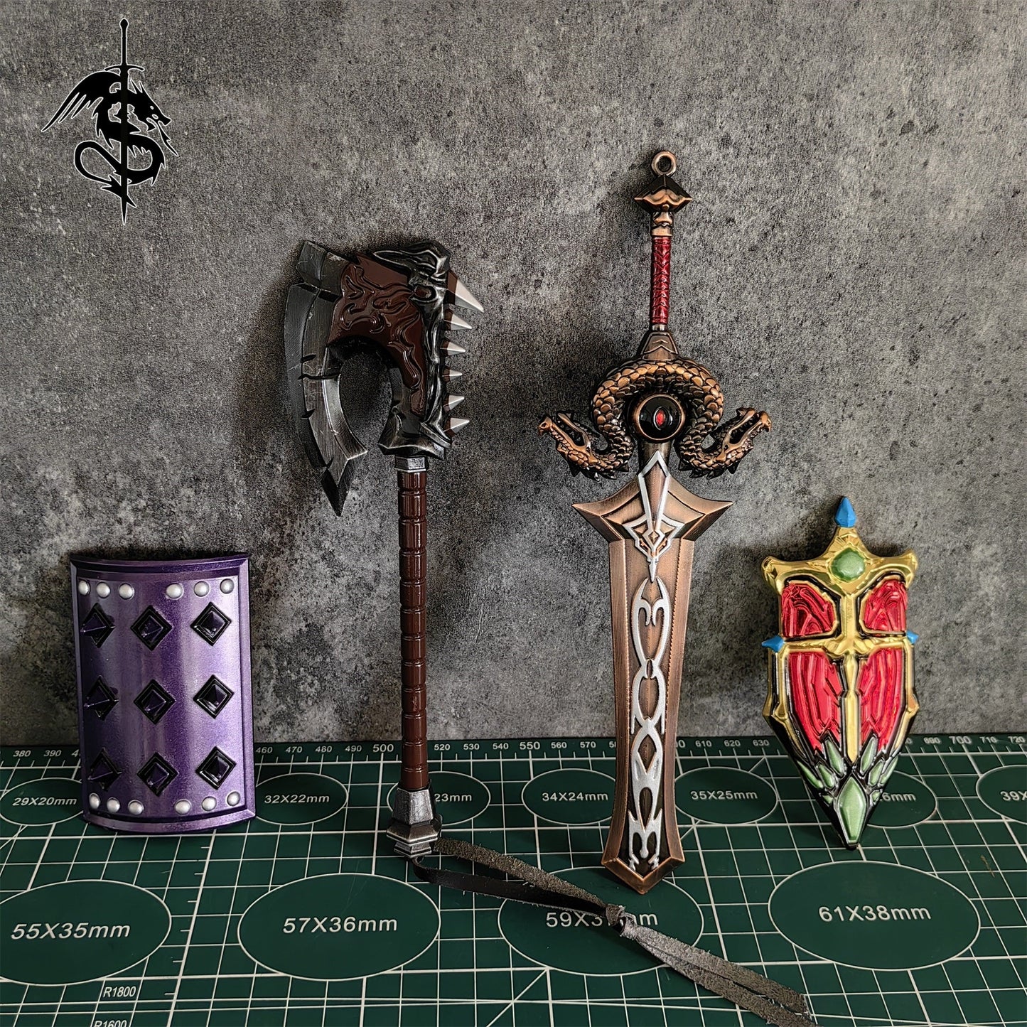 WOW Weapons Metal Sword & Shield