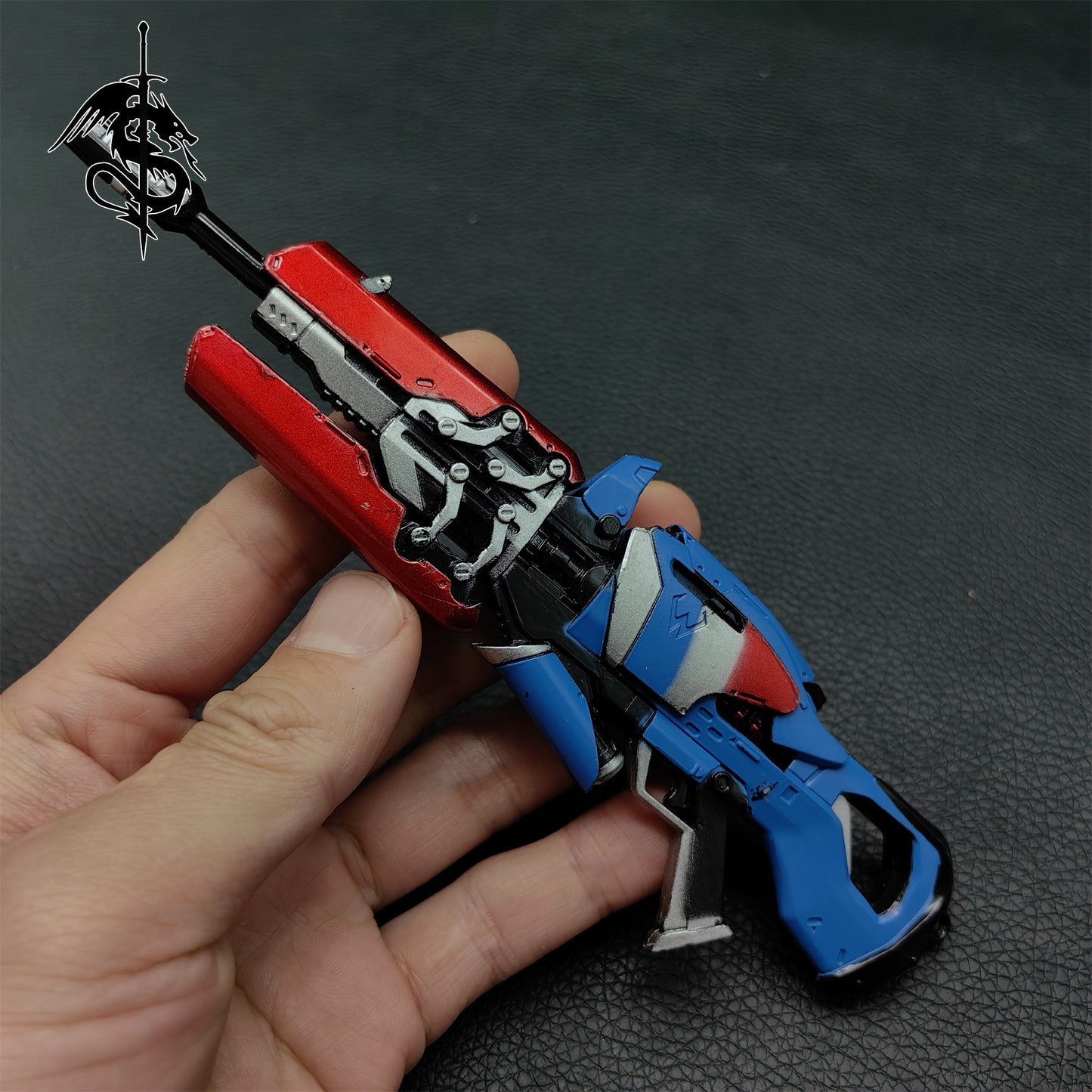 Widowmaker Sniper Rifle Miniature Gun Metal OW Game Weapon