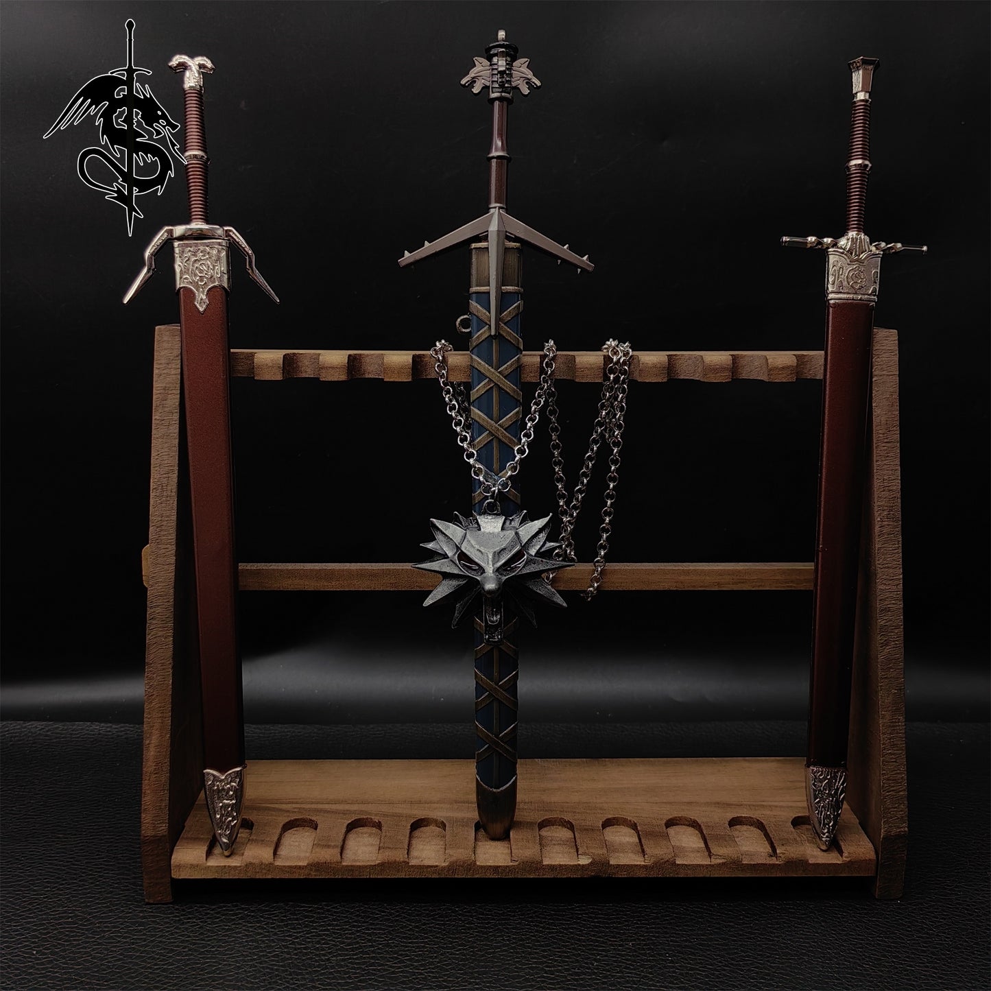 Metal Aerondight Wolf School Amulet 4 in 1 Gift Box