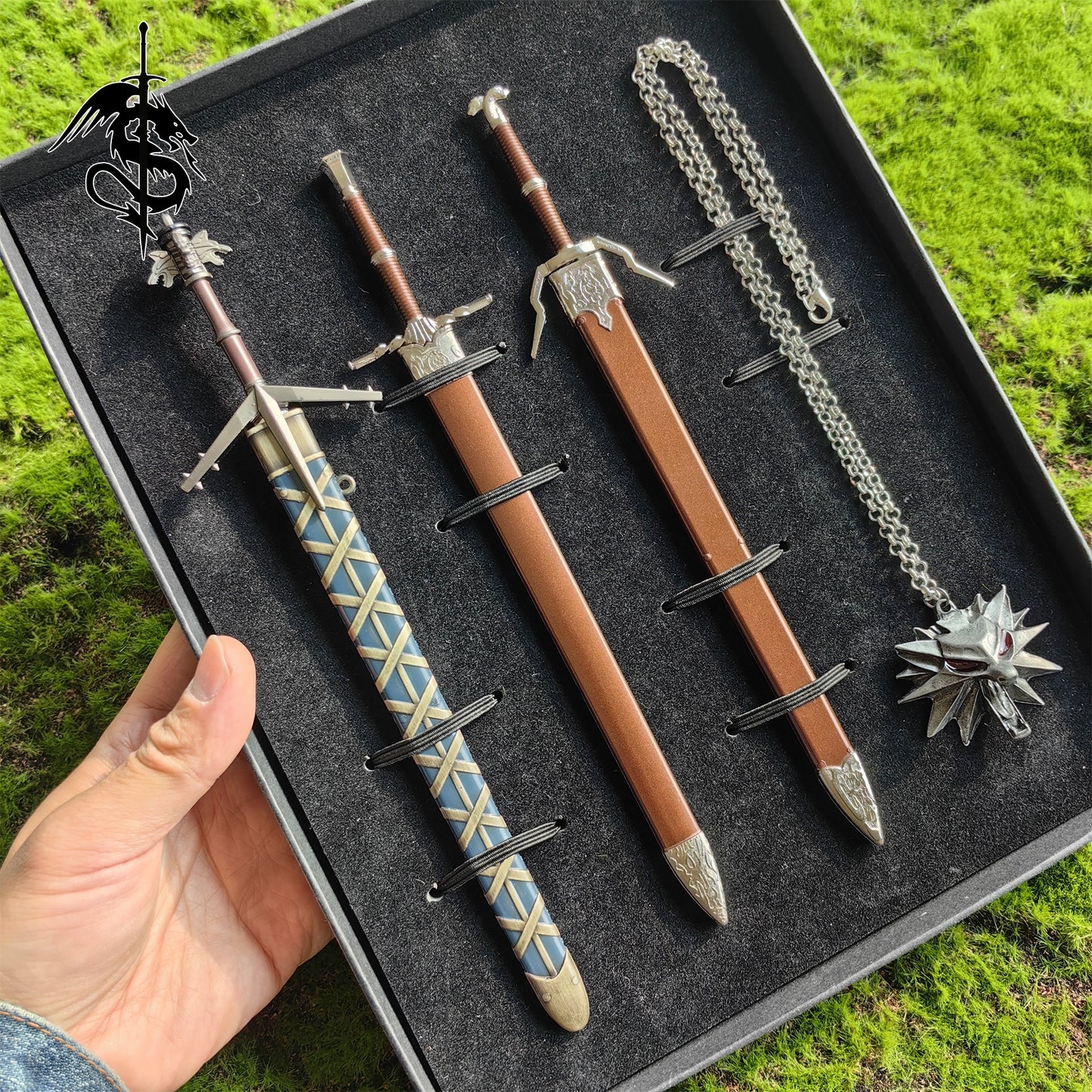 Metal Aerondight Wolf School Amulet 4 in 1 Gift Box