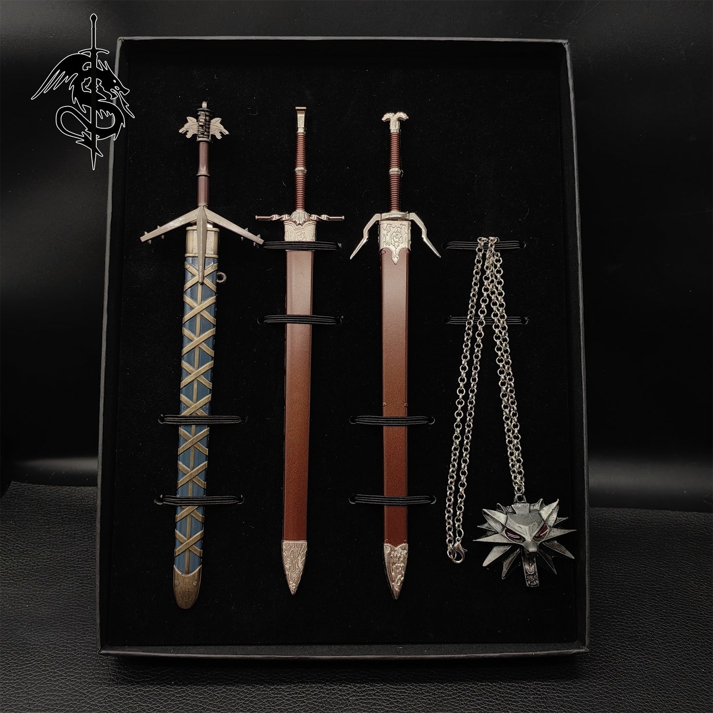 Metal Aerondight Wolf School Amulet 4 in 1 Gift Box