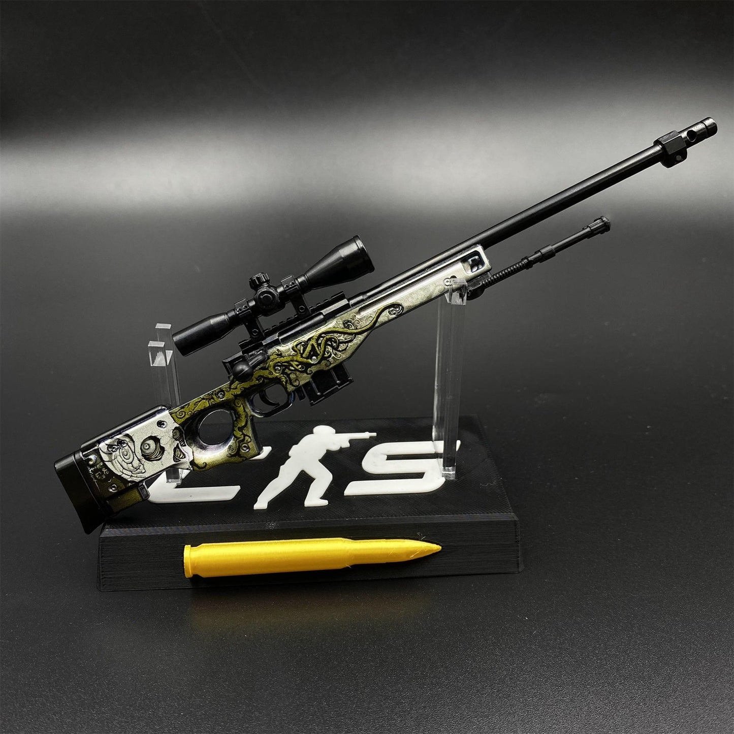 Hot Game CS2 Worm God AWP Metal Replica Game Prop Collectible