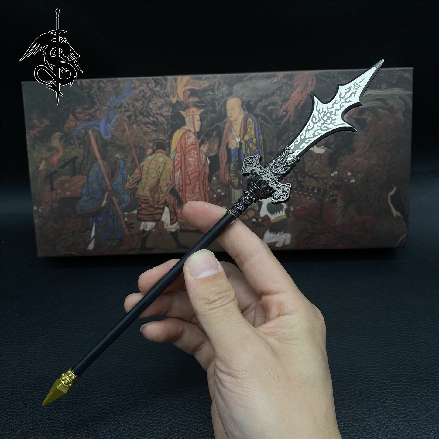 Wukong Bar & Yangjian Weapons Metal Replica 4 In 1 Gift Box