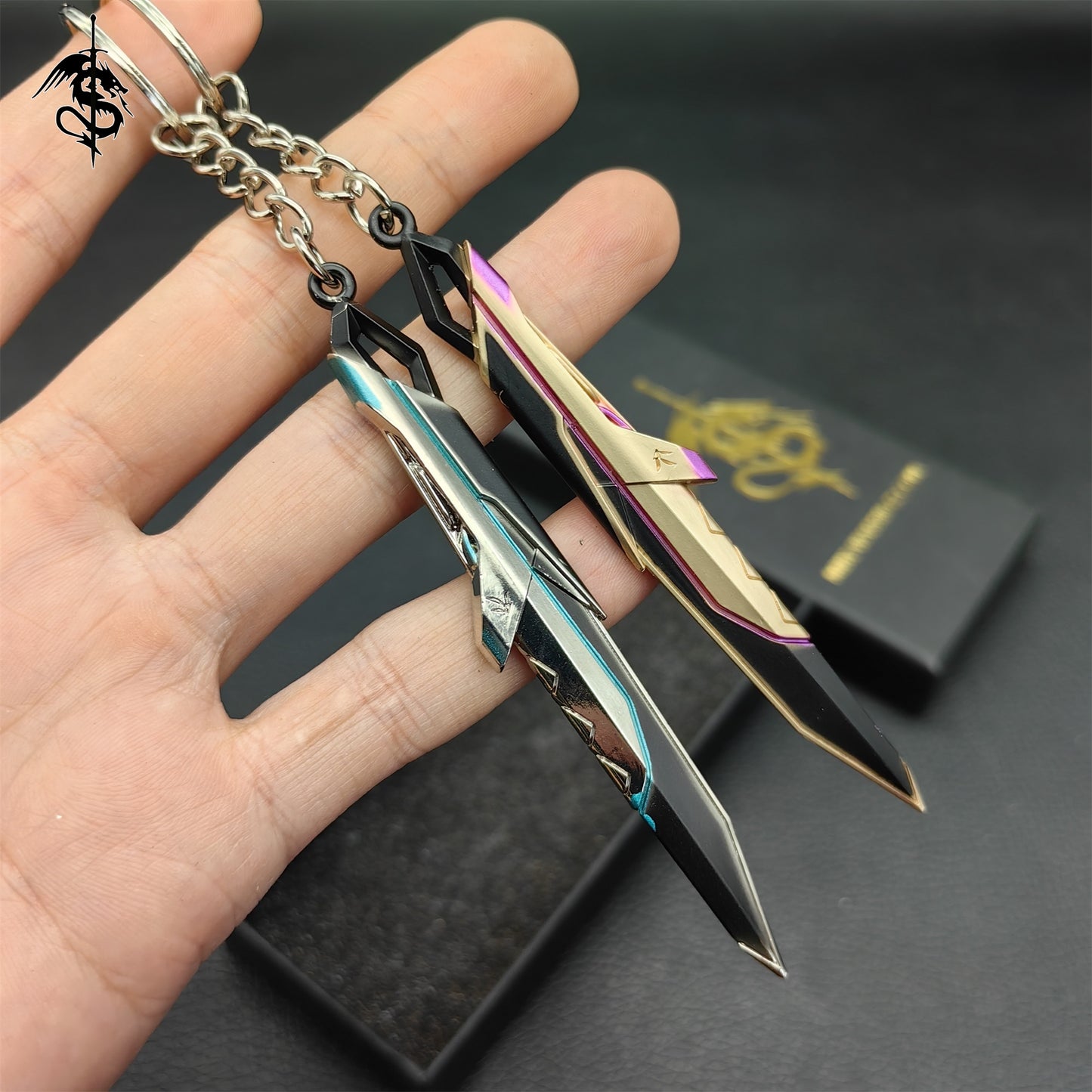 Mini XERØFANG Knife Metal keychain