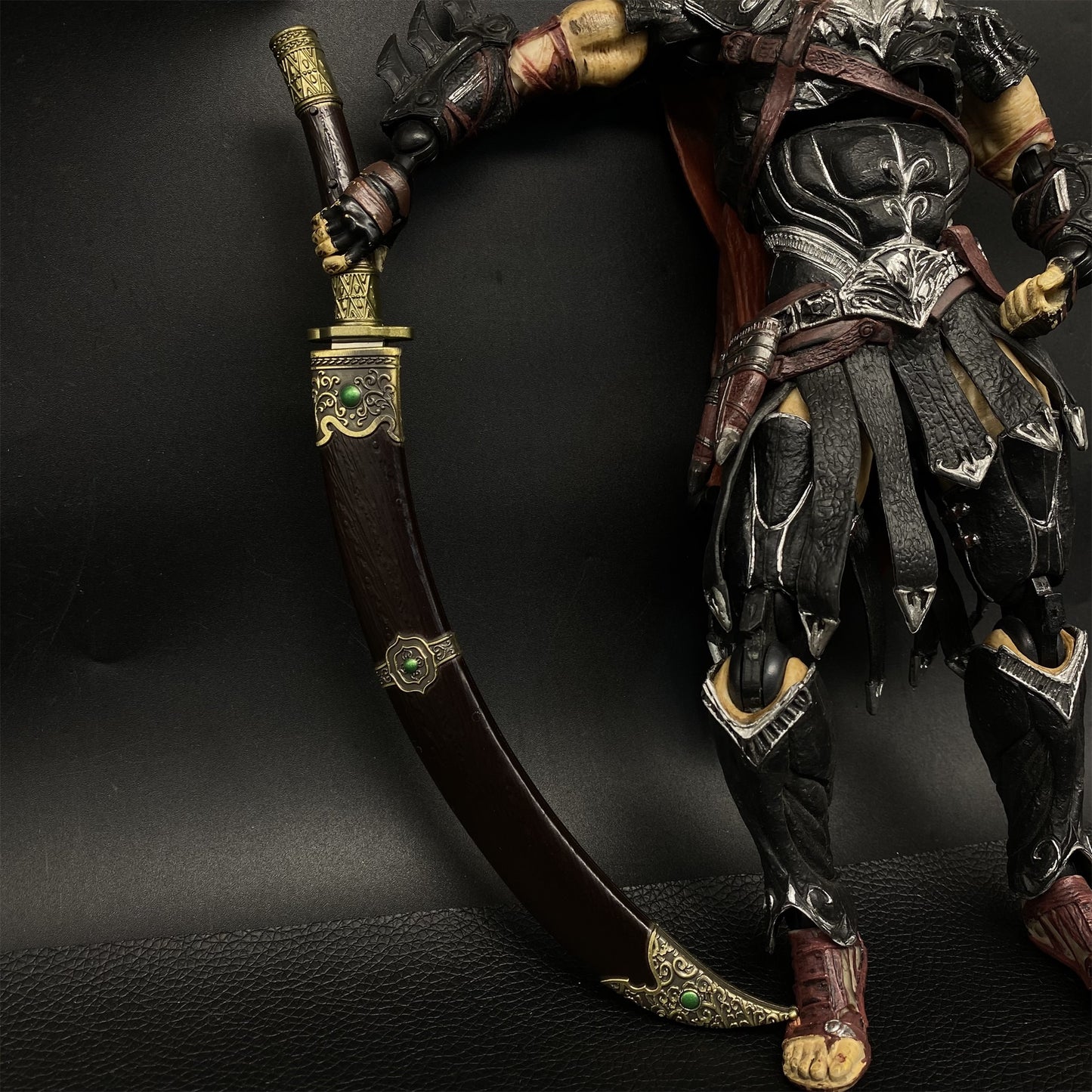 Chinese Ancient Cold Weapon Xiliang Wandao Metal Mini Replica