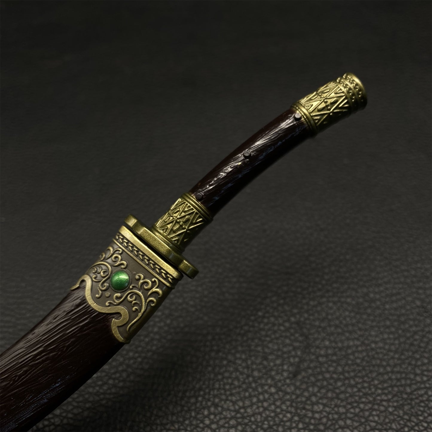 Chinese Ancient Cold Weapon Xiliang Wandao Metal Mini Replica