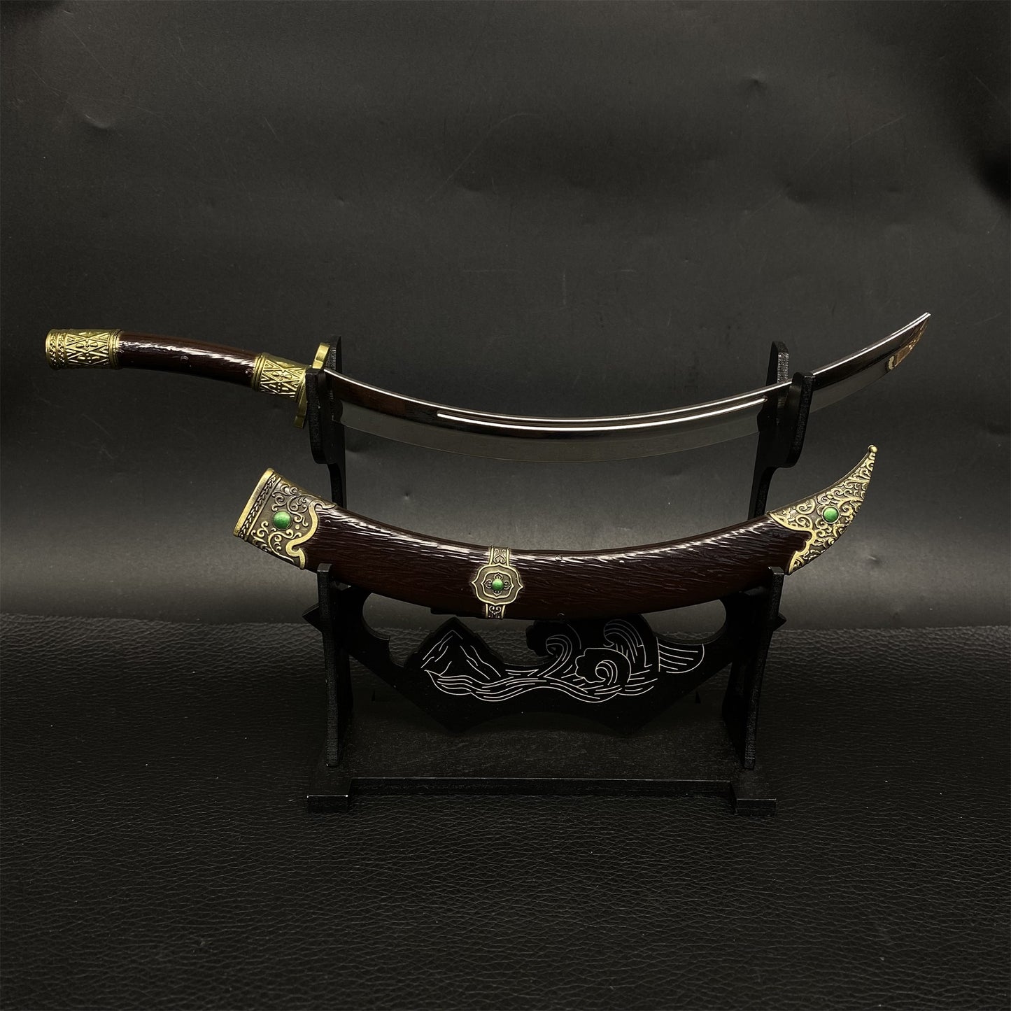 Chinese Ancient Cold Weapon Xiliang Wandao Metal Mini Replica