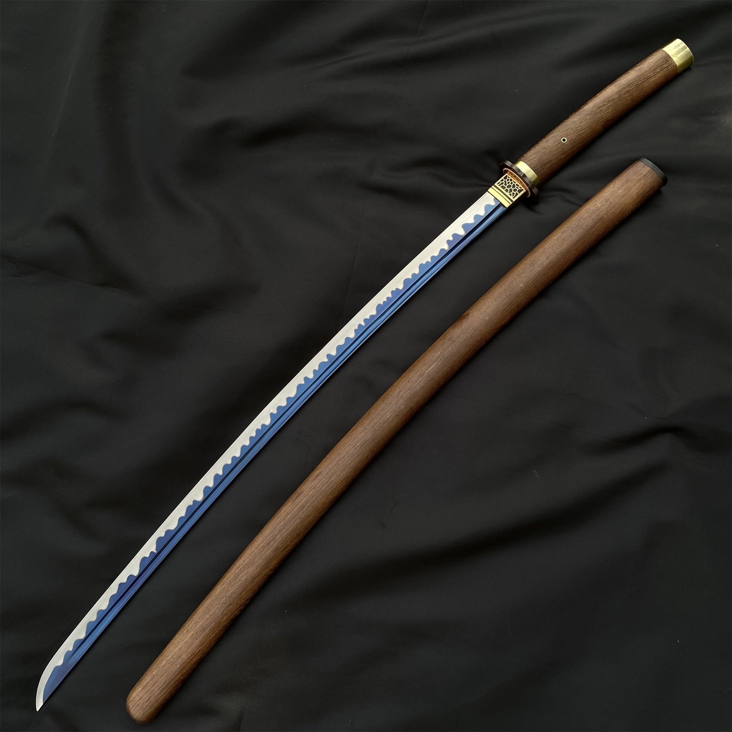 Wooden Hilt Steel Blade Shirasaya