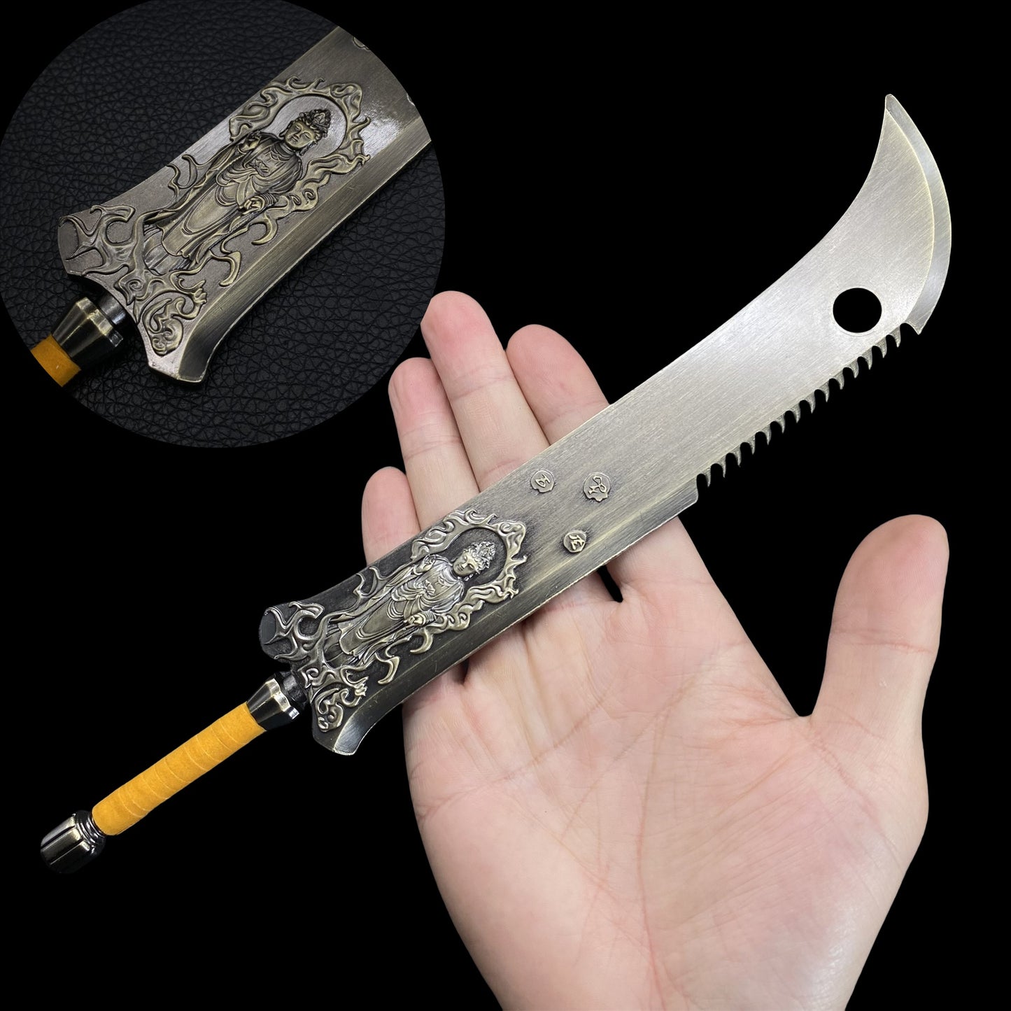 Black Myth: Wukong Yin Tiger's Greatsword Metal Miniature 25CM/9.8''