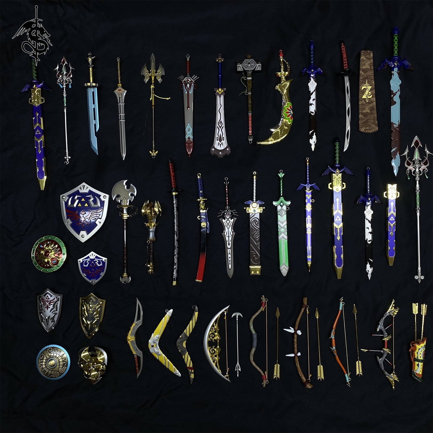 Link Metal Weapons Miniature Display Art