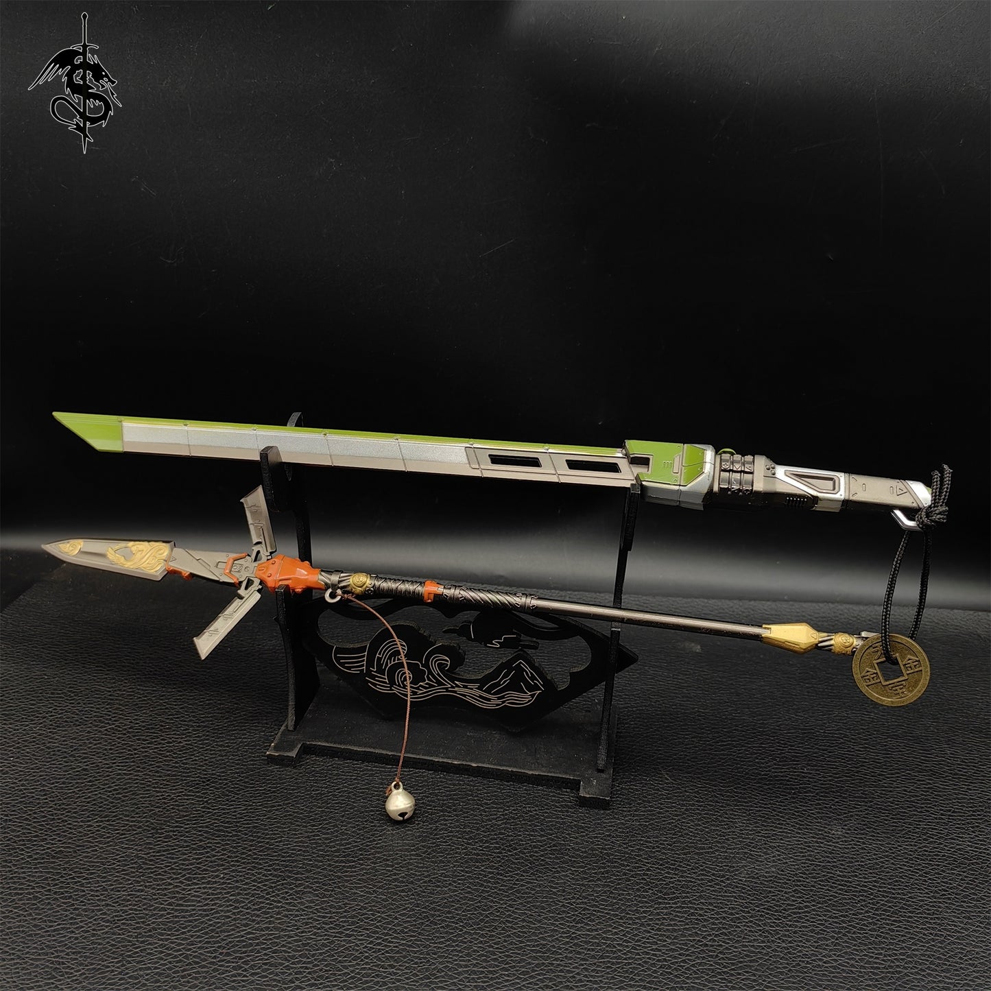 Valkyrie's Suzaku Spear Crypto Heirloom 30CM Metal Replica 2 In 1 Pack