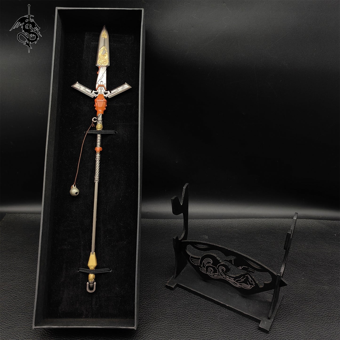 Valkyrie's Suzaku Spear Crypto Heirloom 30CM Metal Replica 2 In 1 Pack